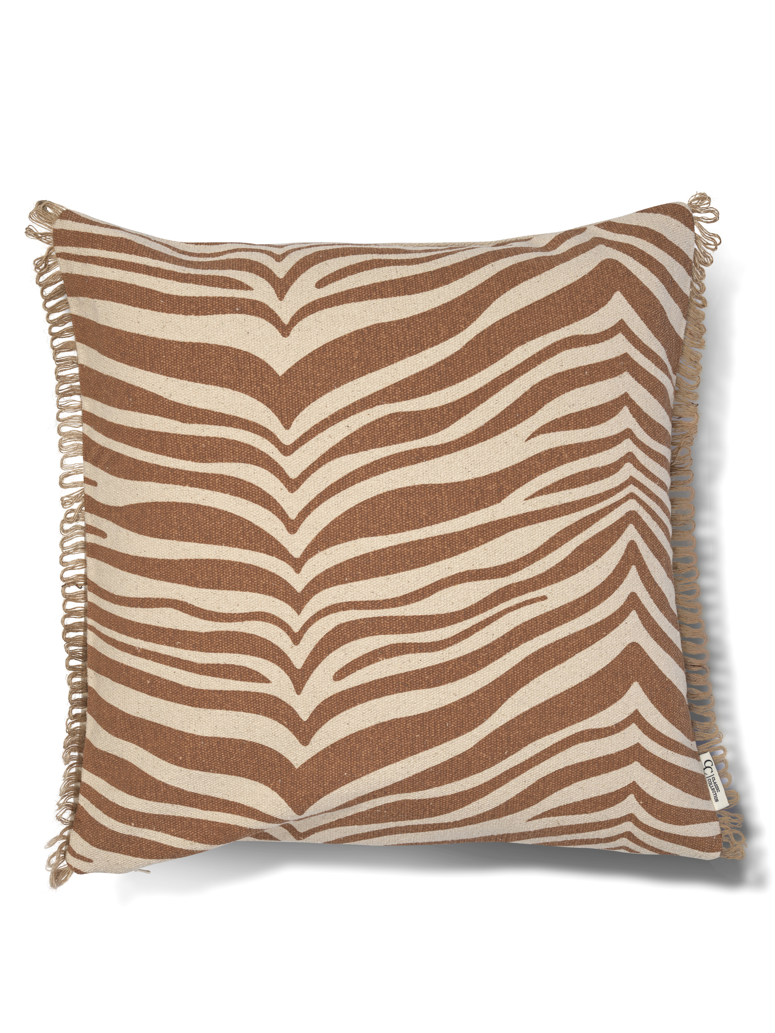 Zebra Prydnadskudde Glazed Ginger 50x50