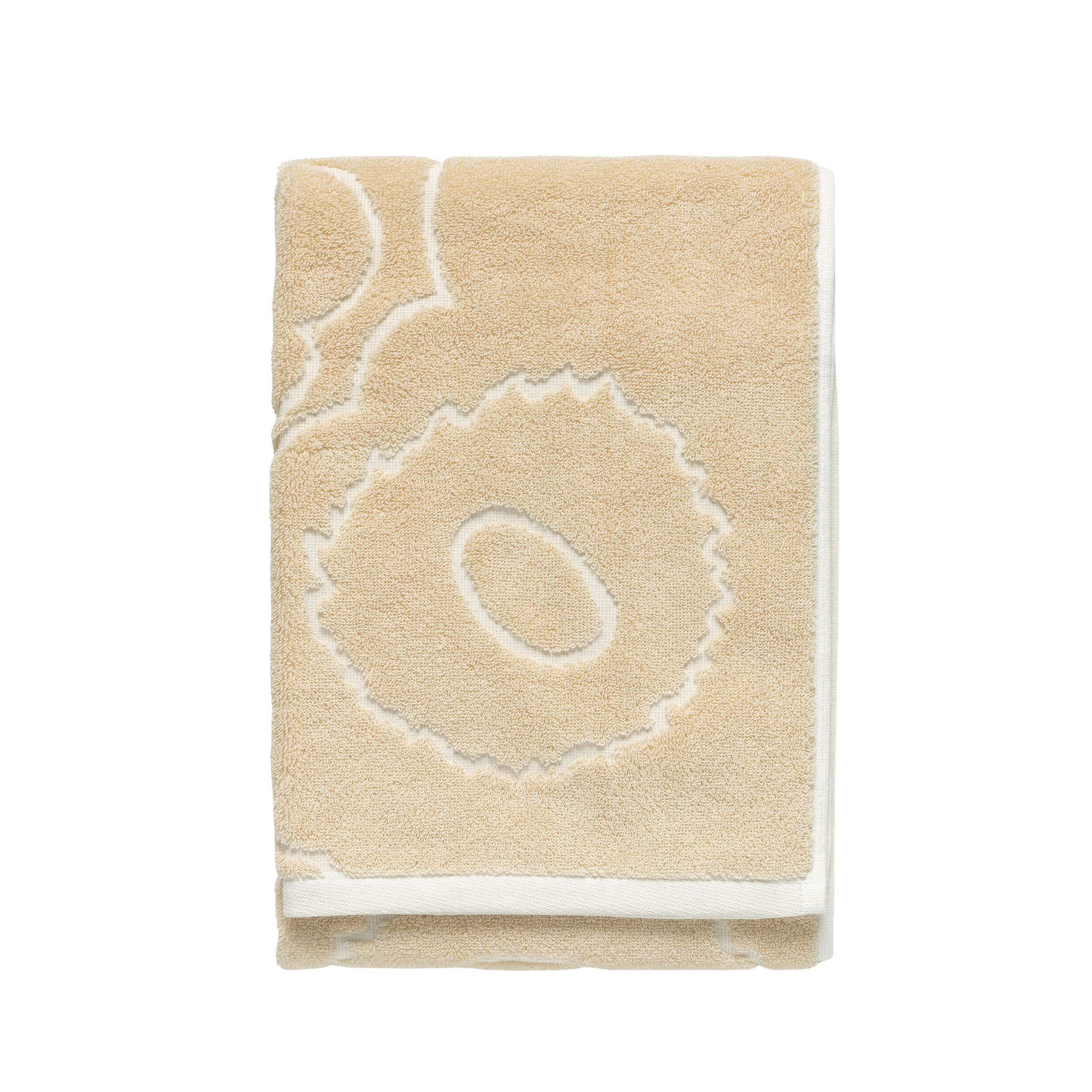 Piirto Unikko Handduk Straw/Off White 50x100