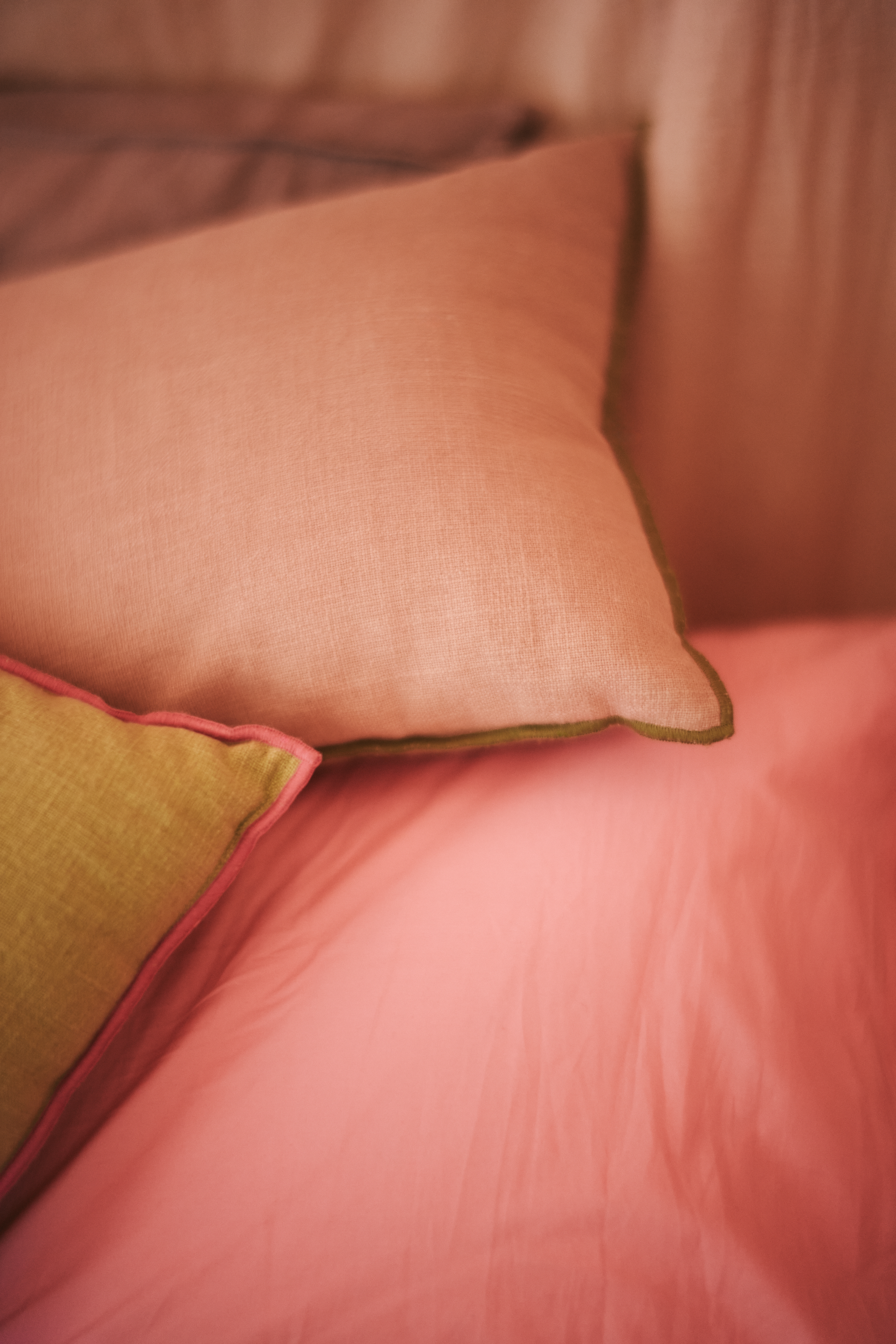 HKliving Linen Prydnadskudde Bouquet 60x35