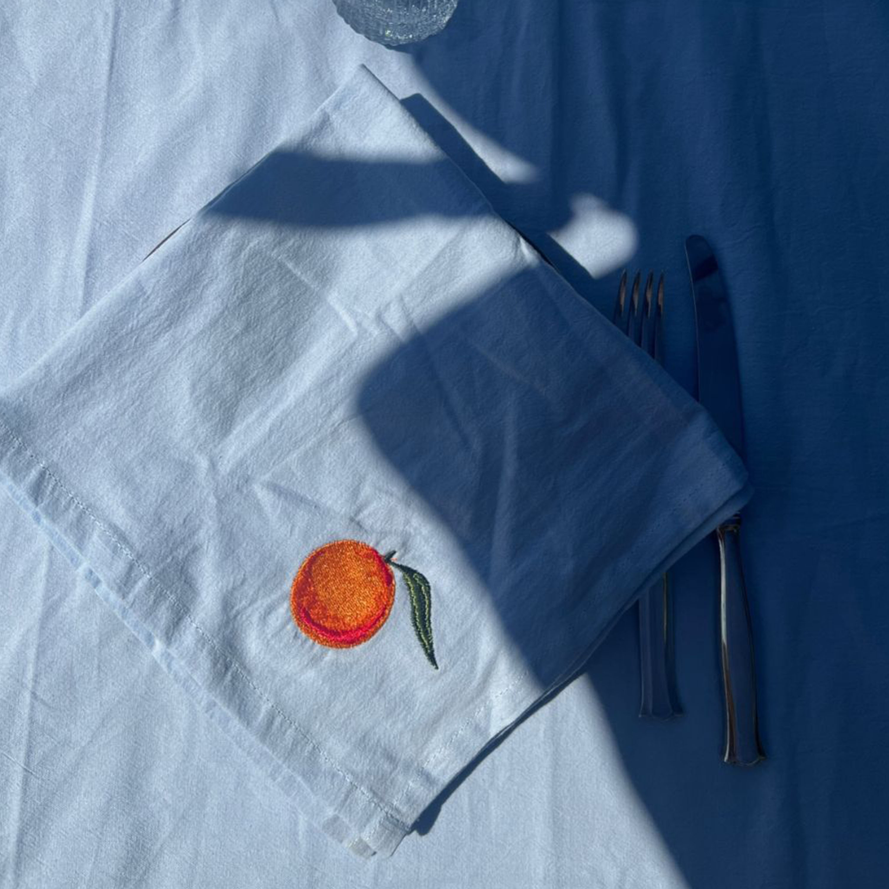 Midnatt Oranges Servett 4-pack