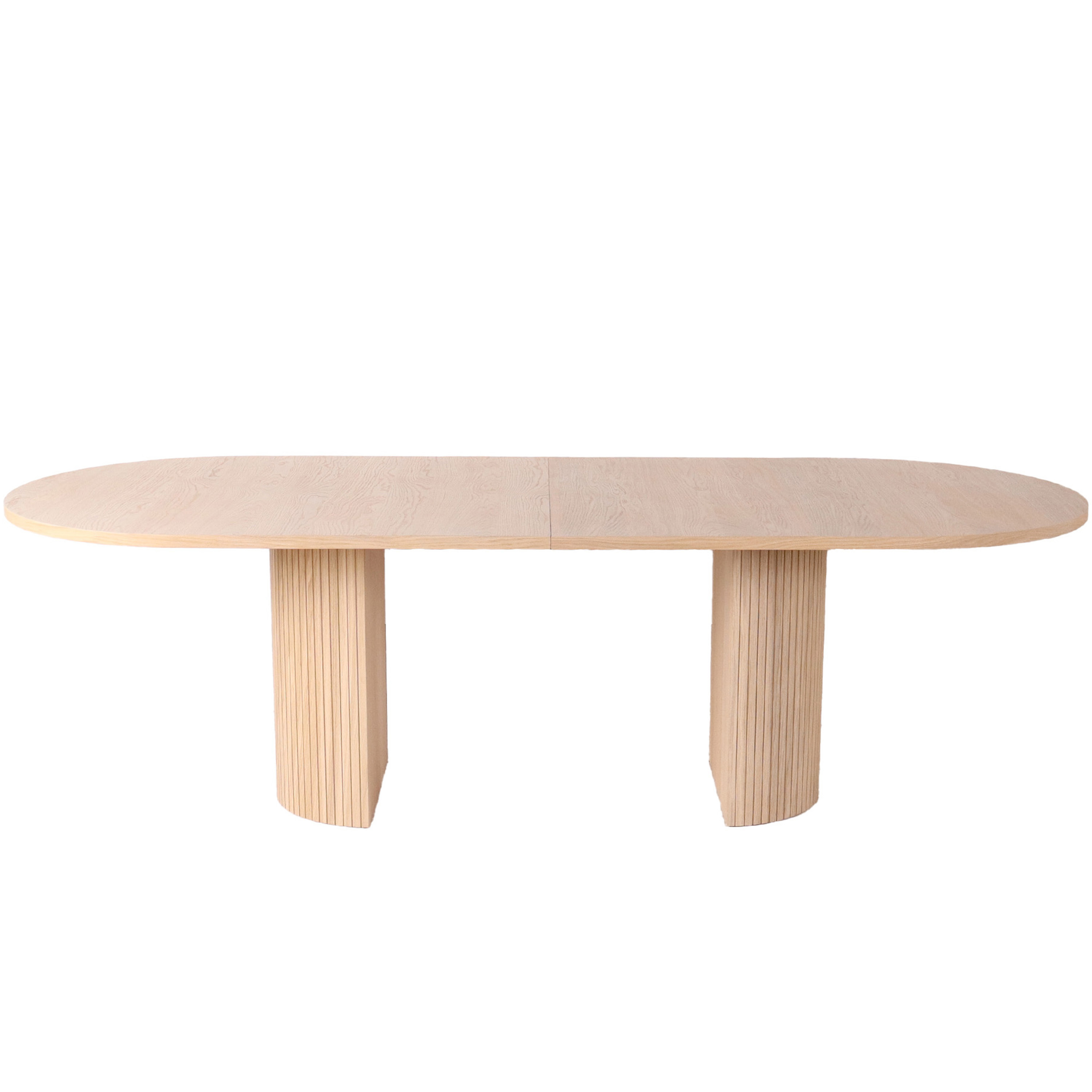 Bauer Spisebord Hvitoljet Eik 220+50+50