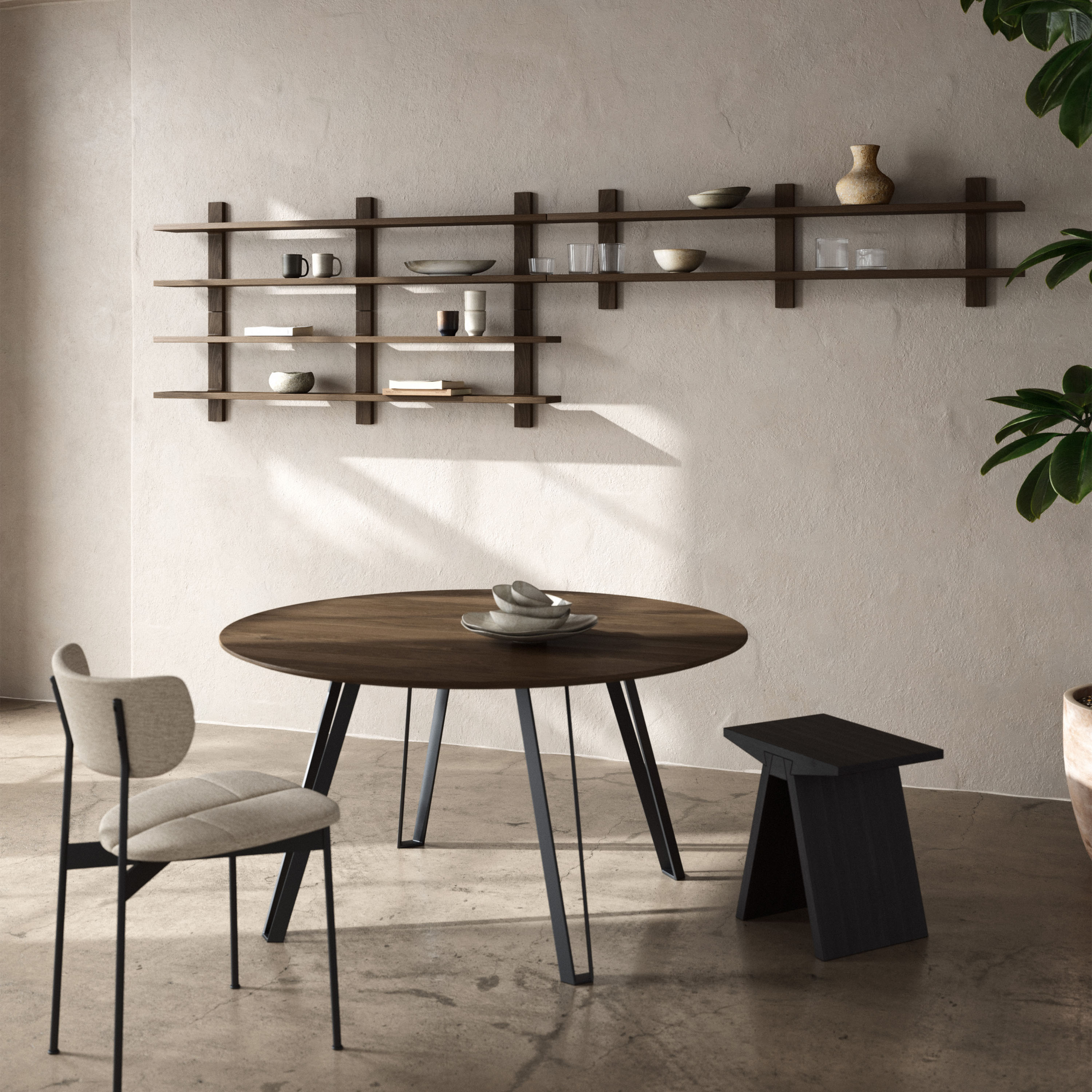 Muubs Angle Krakk Black Stain/Oil Ash 45x29