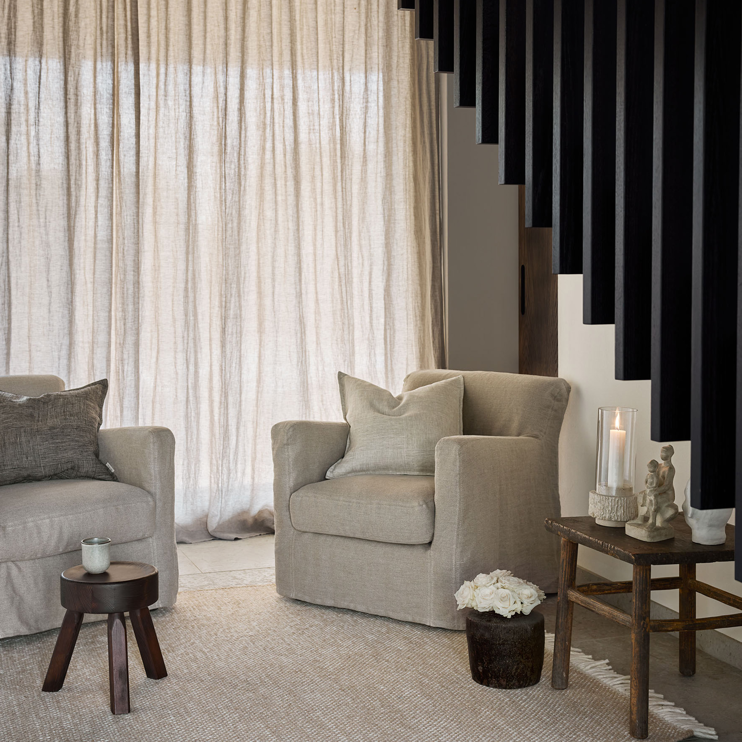 Tell me more Nelson Ullmatta Offwhite/Beige 200x300