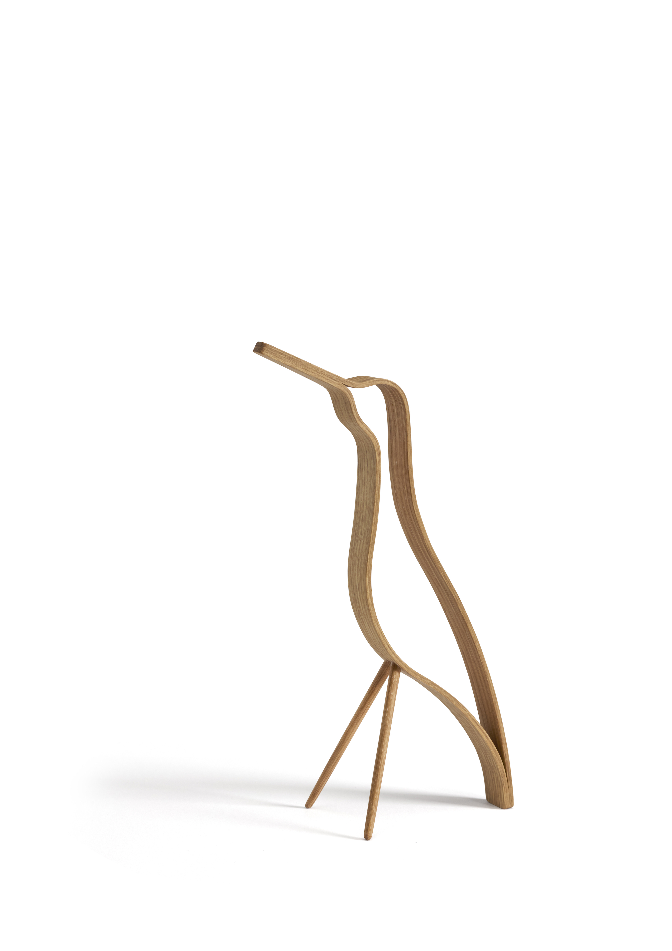 Woody Bird High Dekoration Eiche 25cm