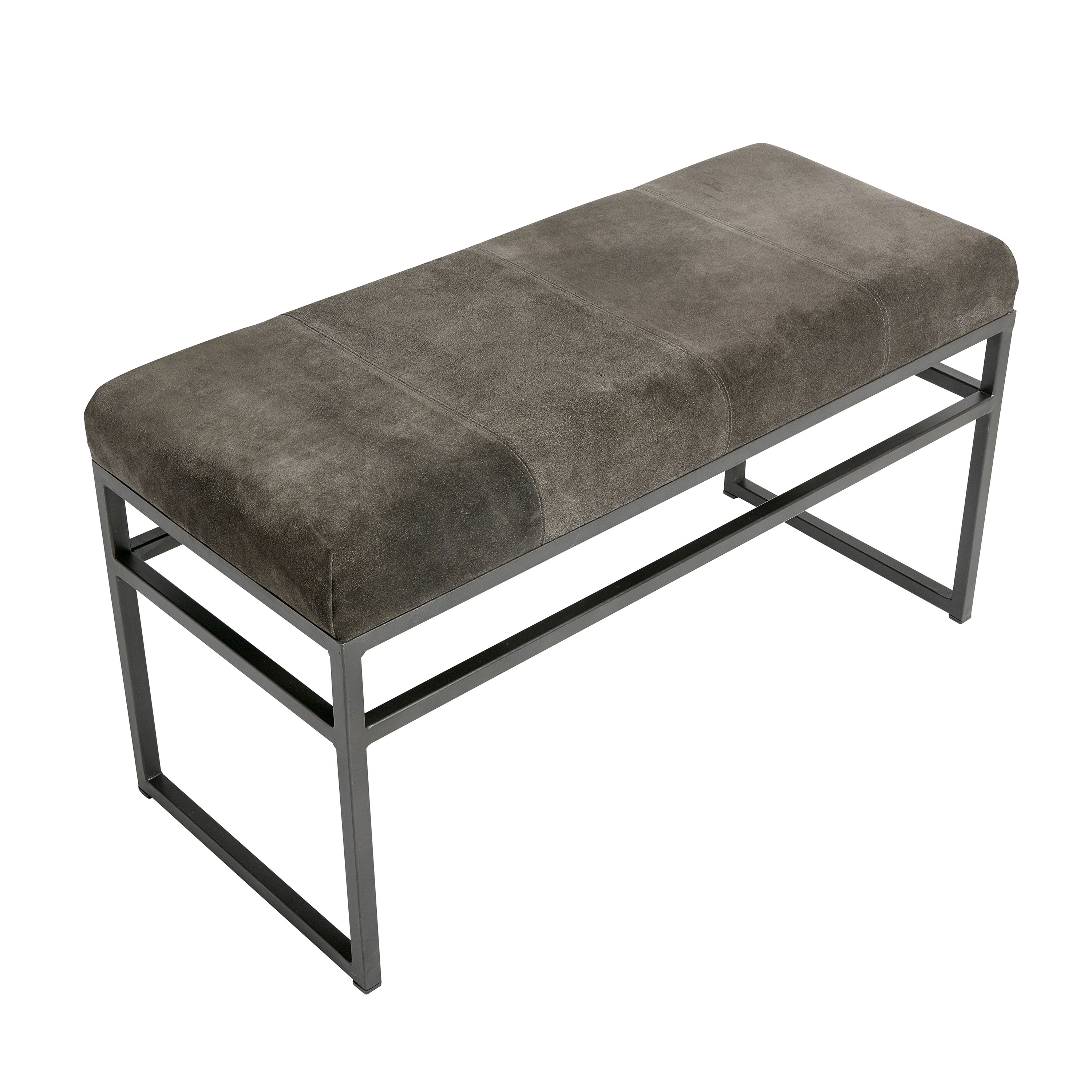 Muubs Bronx Bänk Black Iron/Suede Small