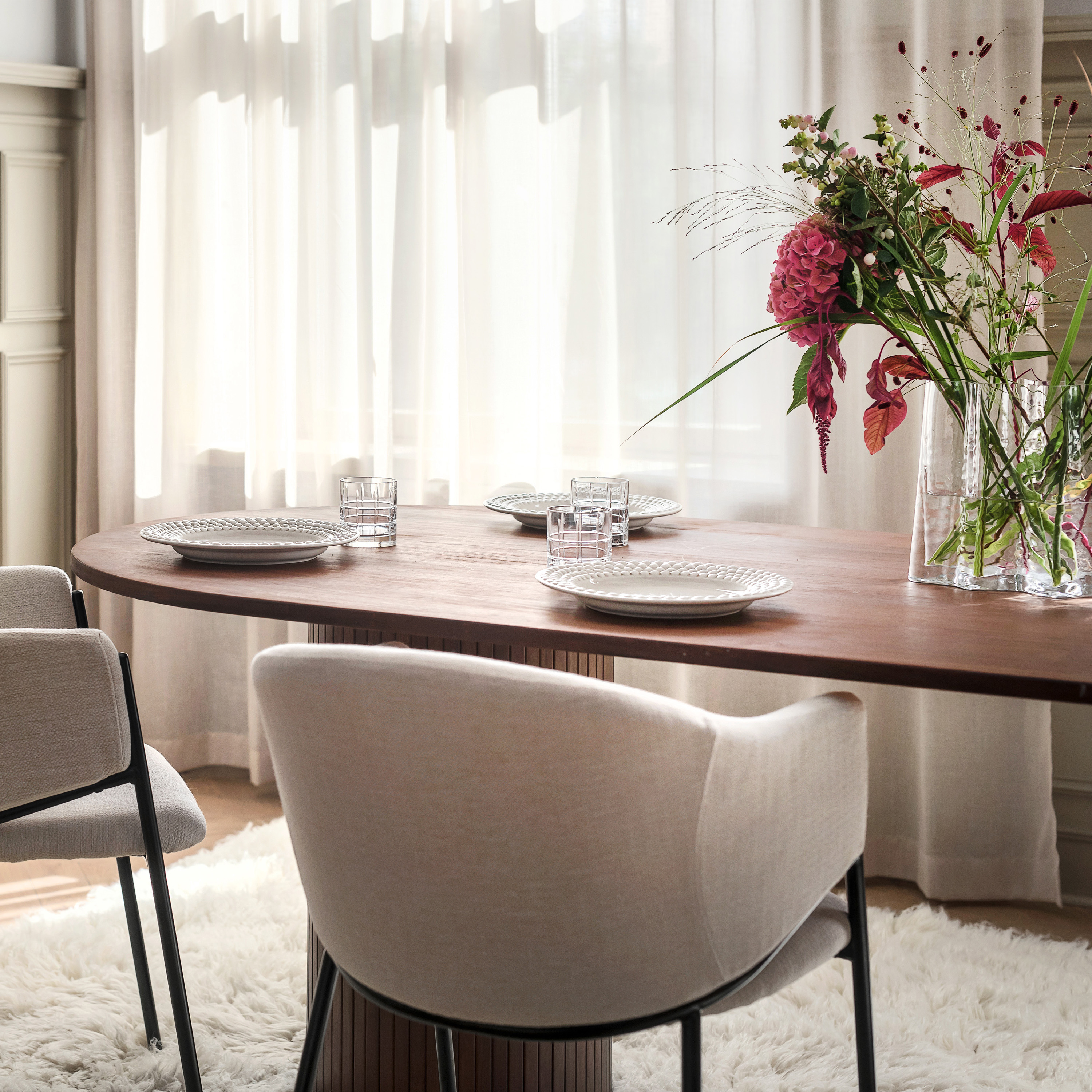 Sleepo Collection Adele Esstisch Walnuss 220x100