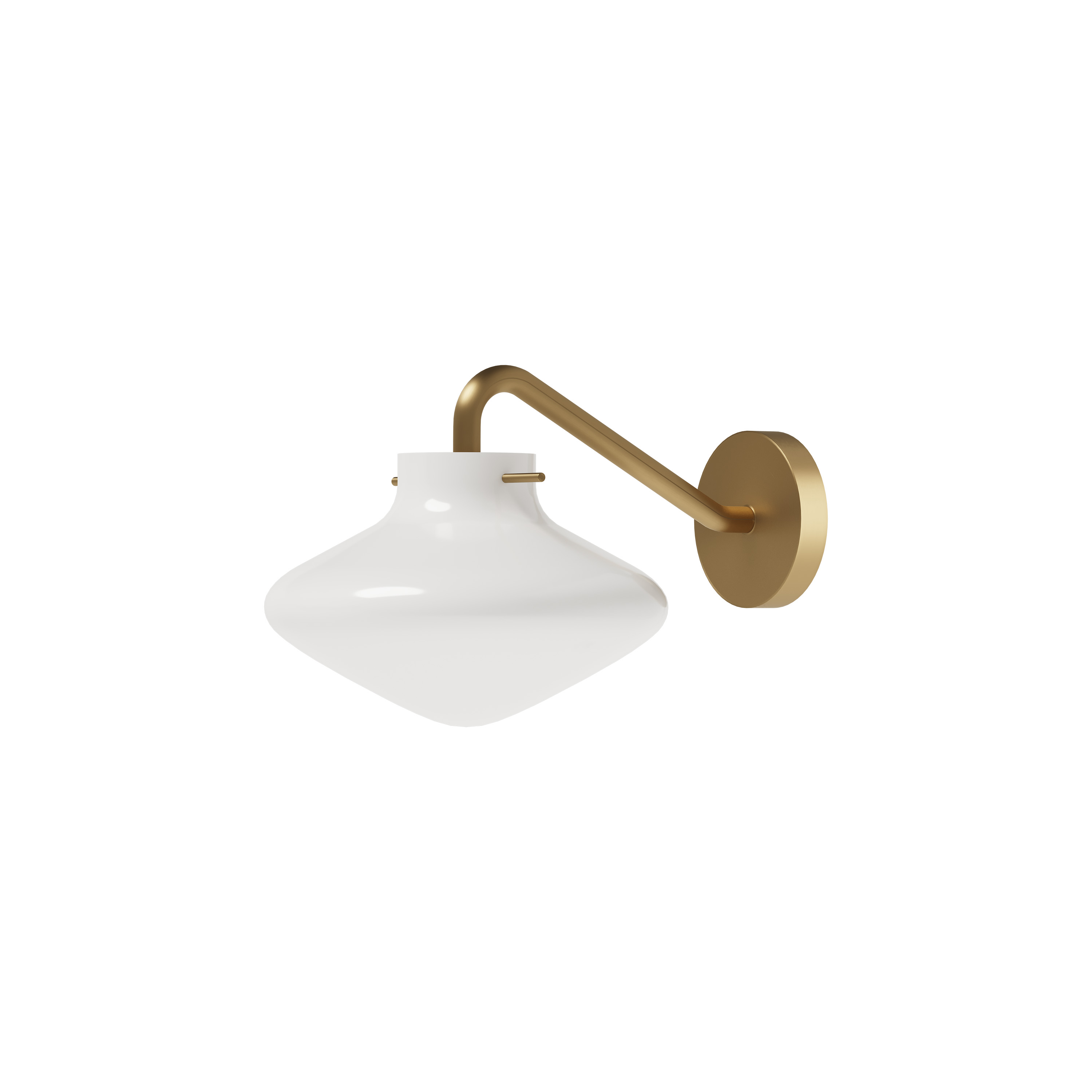 Repose Vägglampa Brass 16cm