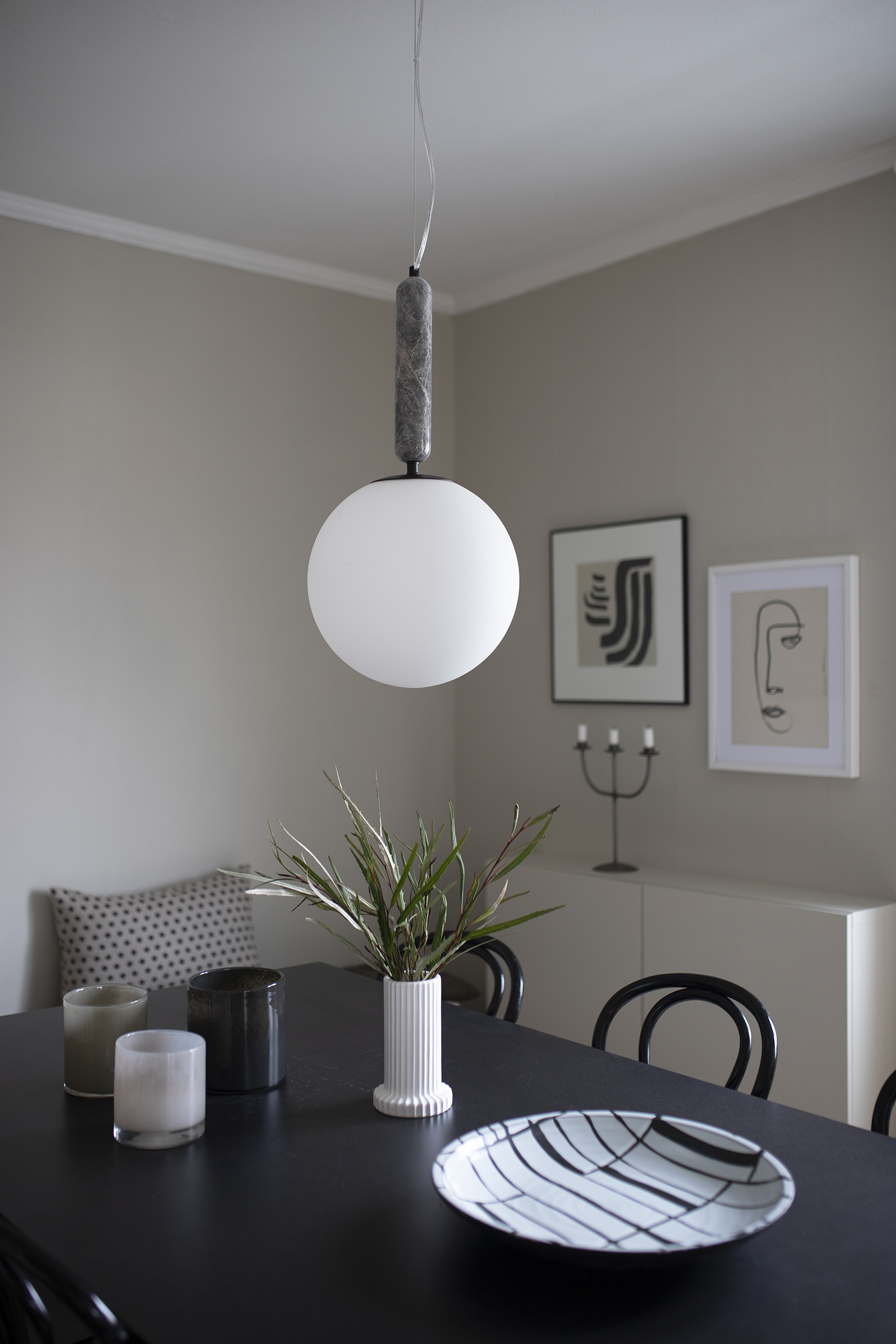 Globen Lighting Torrano Deckenlampe Grau 30cm