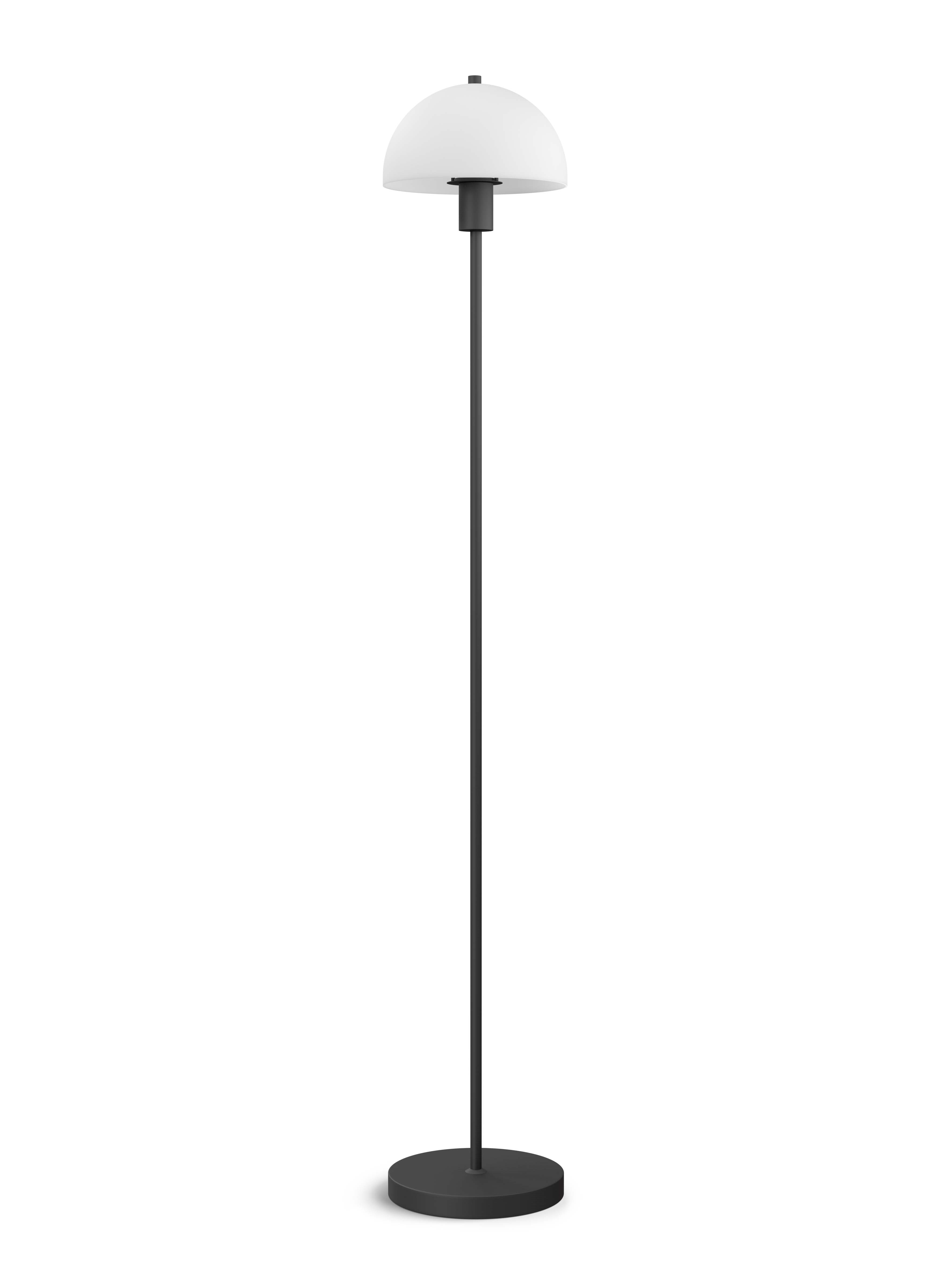 Herstal - Vienda Stehlampe Schwarz/Glas - Bodenlampen