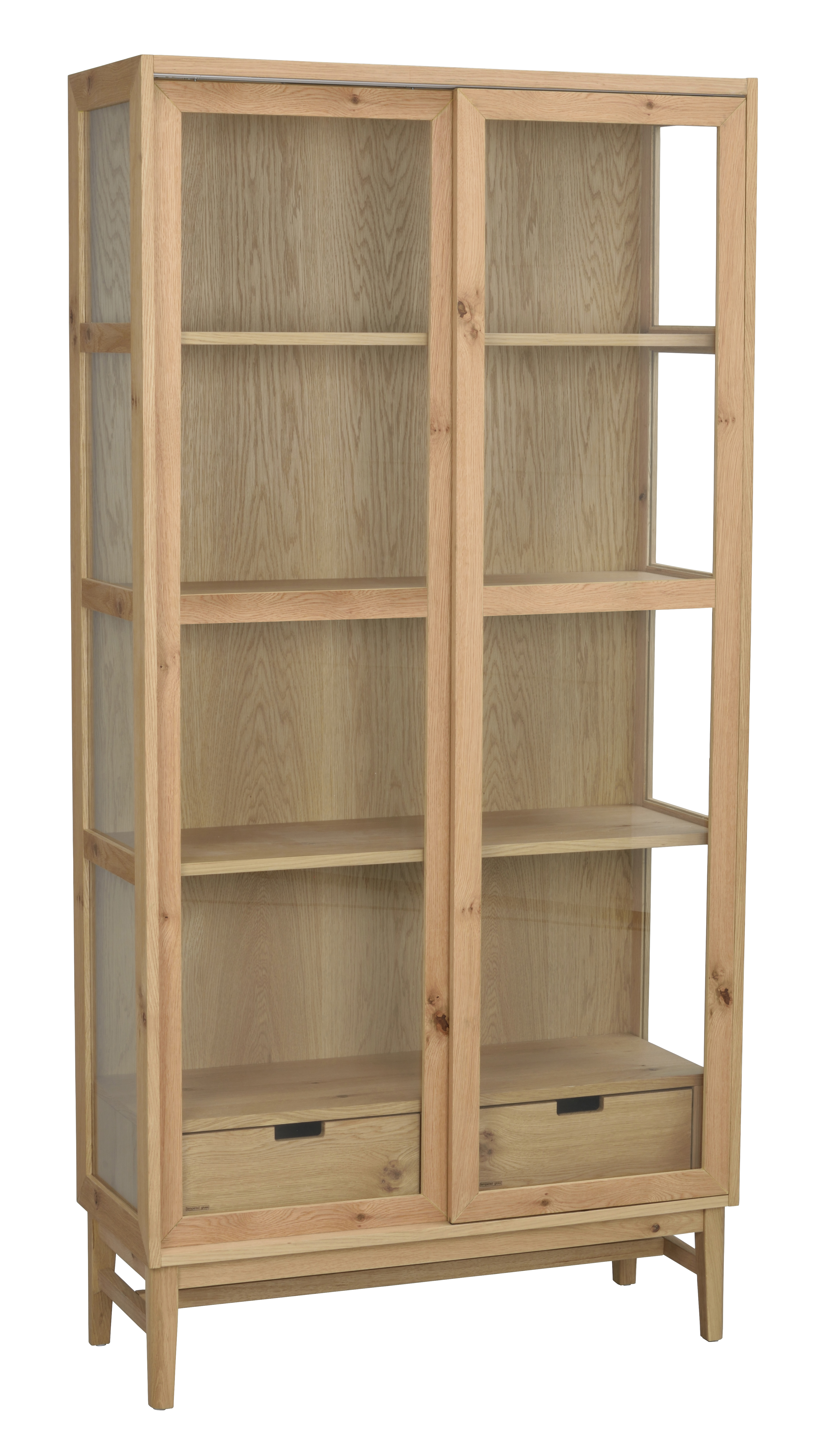 Rowico Home - Hazelton Vitrinskåp Ek 203cm - Trä