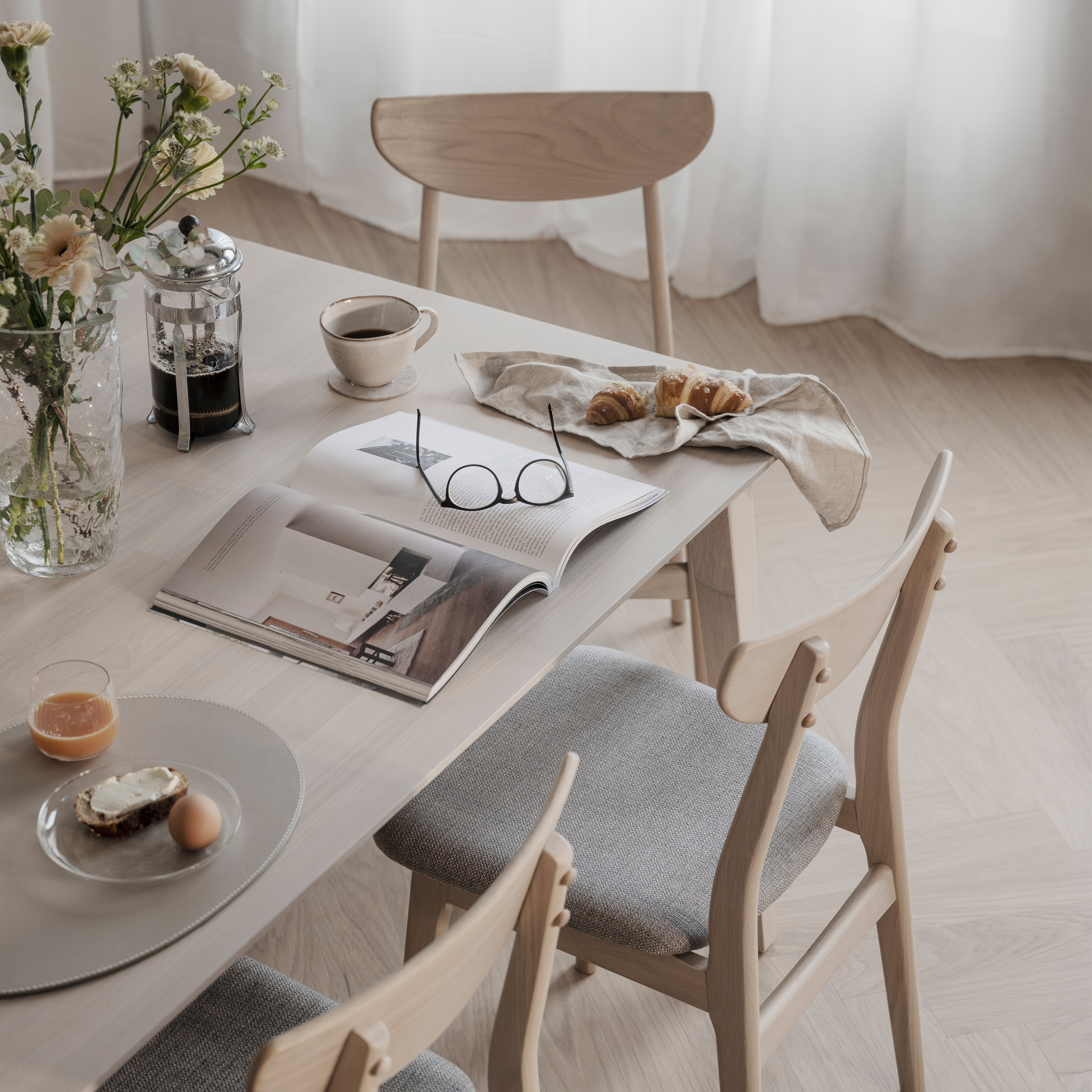 Rowico Home Filippa Matbord Vitpigmenterad 180cm