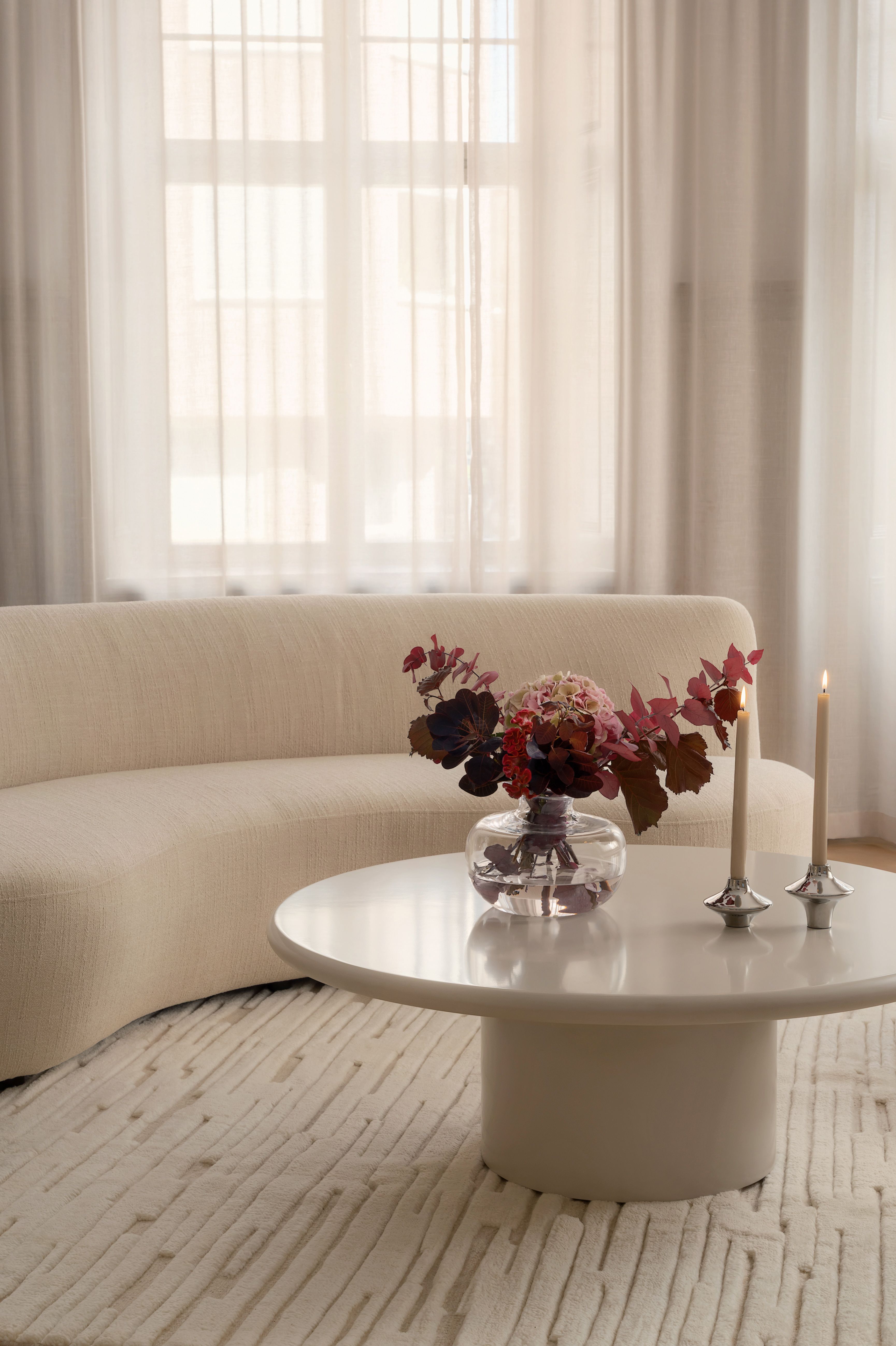 Sleepo Collection Isla Sofabord Sand 110cm