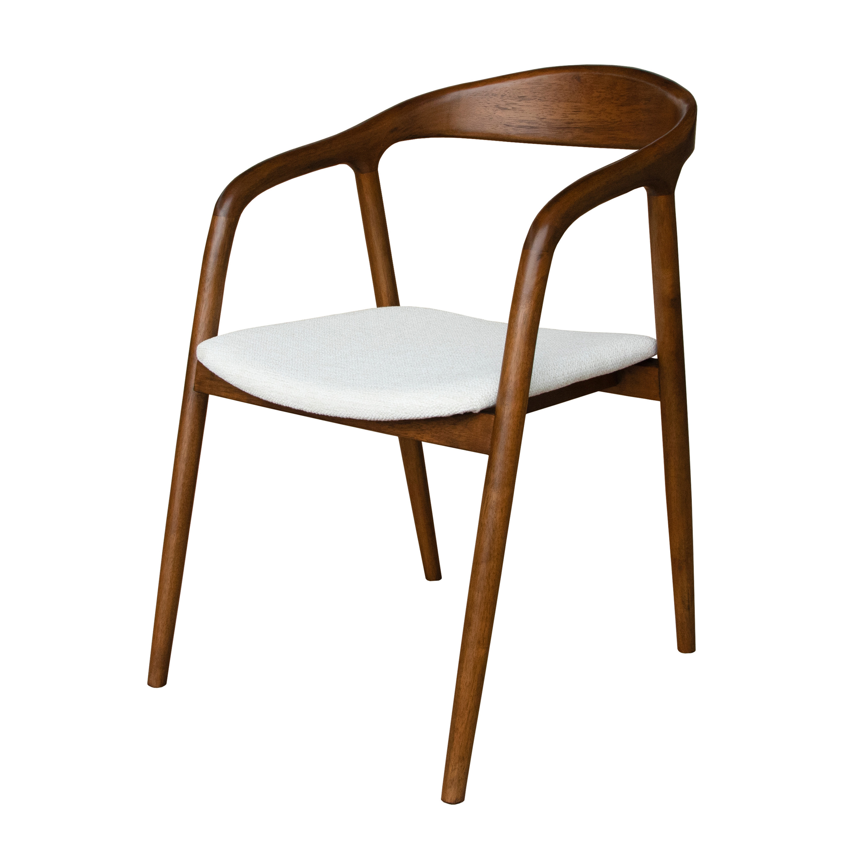 Sleepo Collection Casper Karmstol Valnöt/Vit