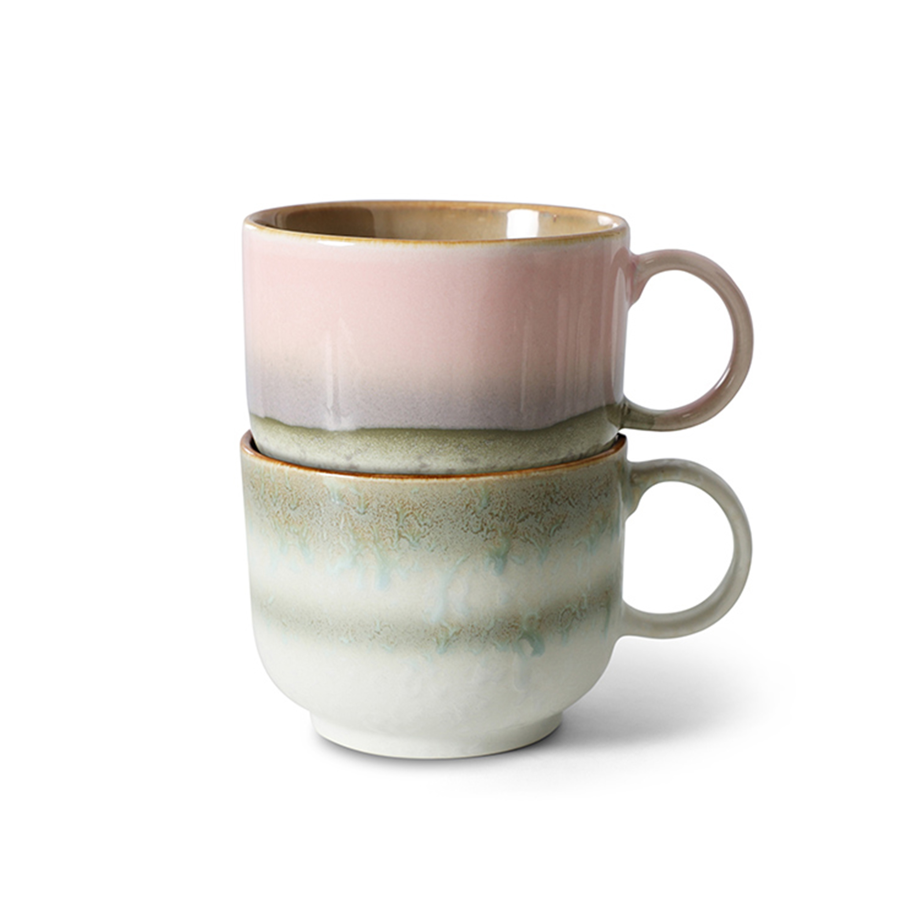 HKliving 70s Ceramics Teekuppi Nova 2-pack