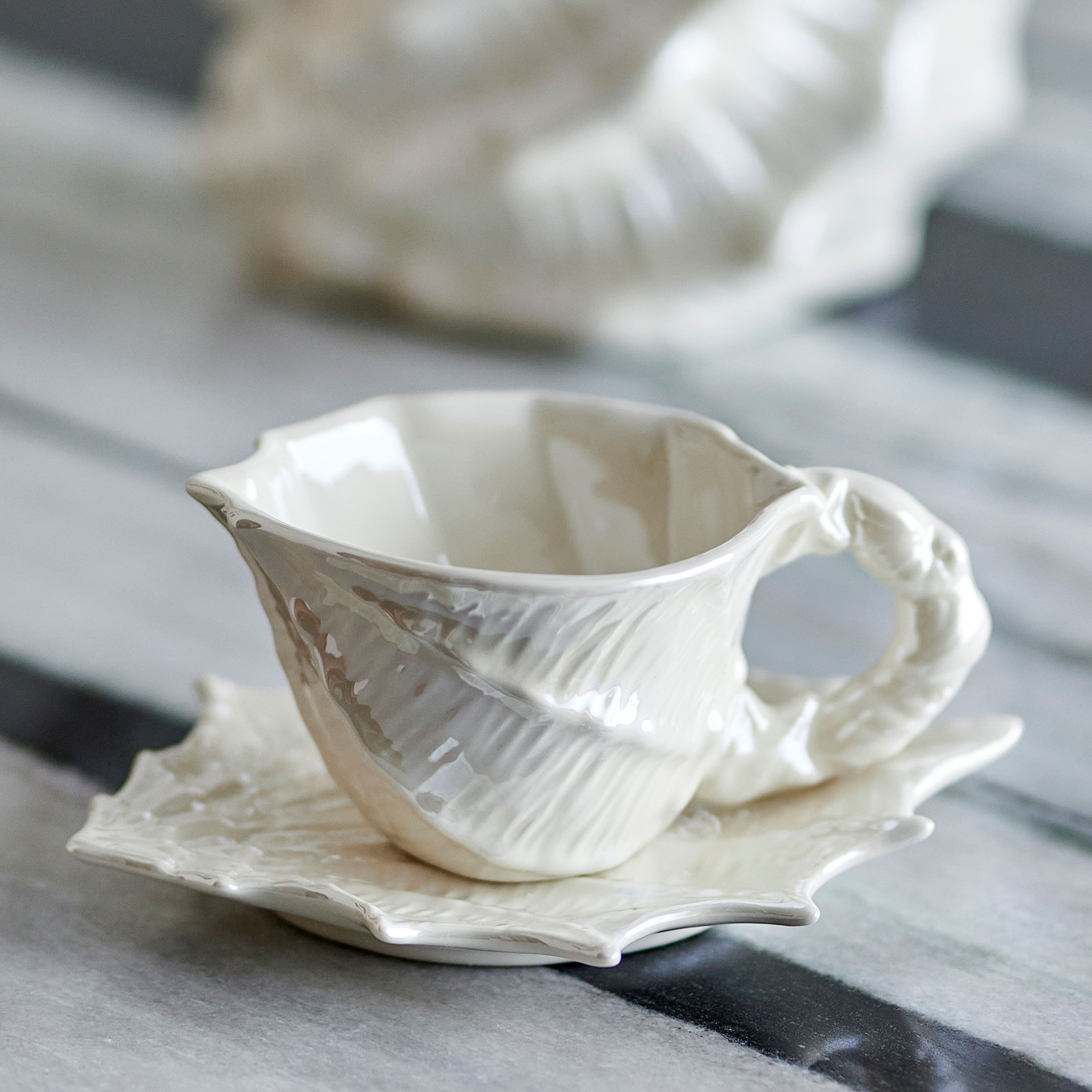 Bloomingville Shellie Kopp med Fat White