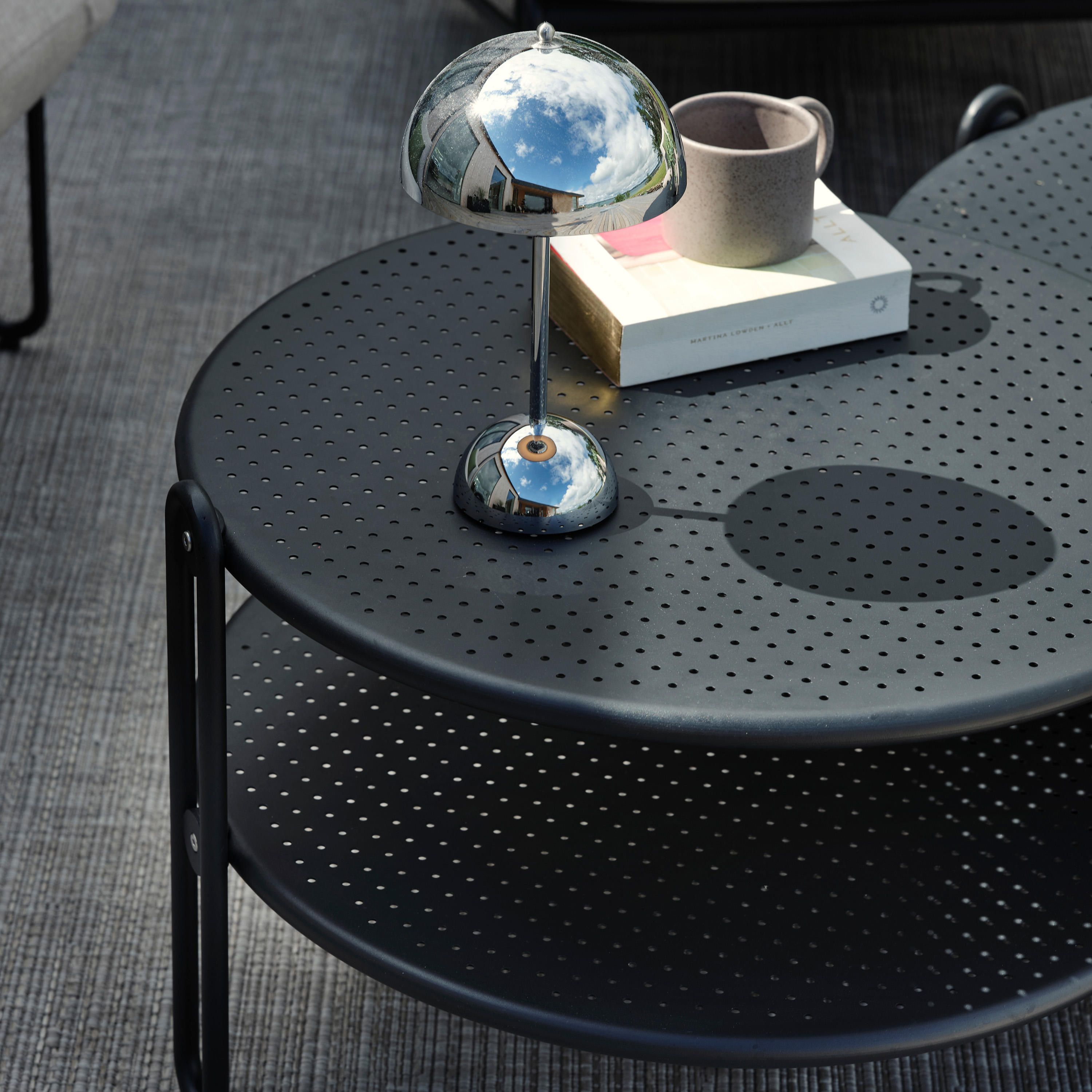 Brafab Blixt Soffbord Svart 65x42