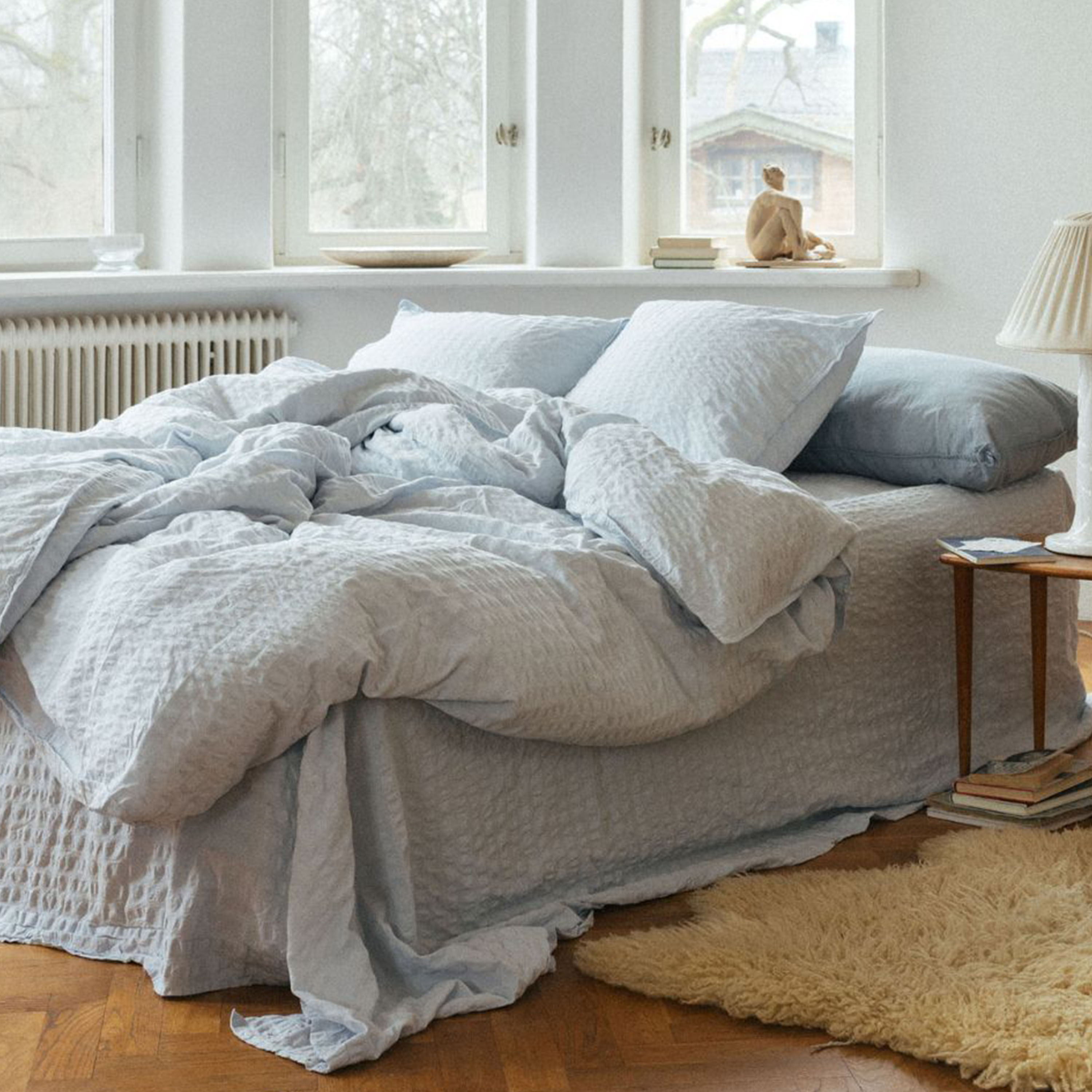 Midnatt Ellie Påslakan Blå Enkel