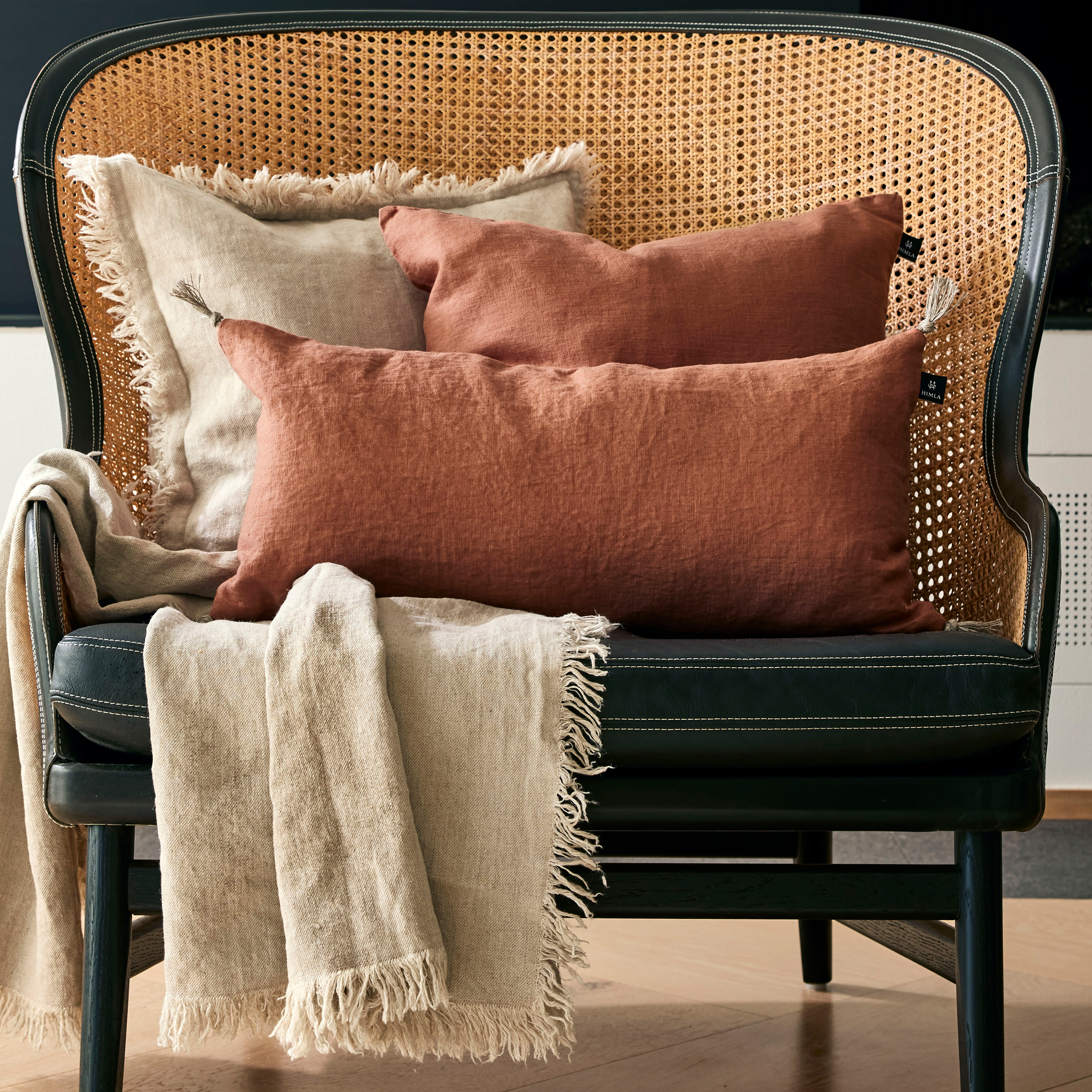 Himla Sunshine Putetrekk Lin Grounded 50x50