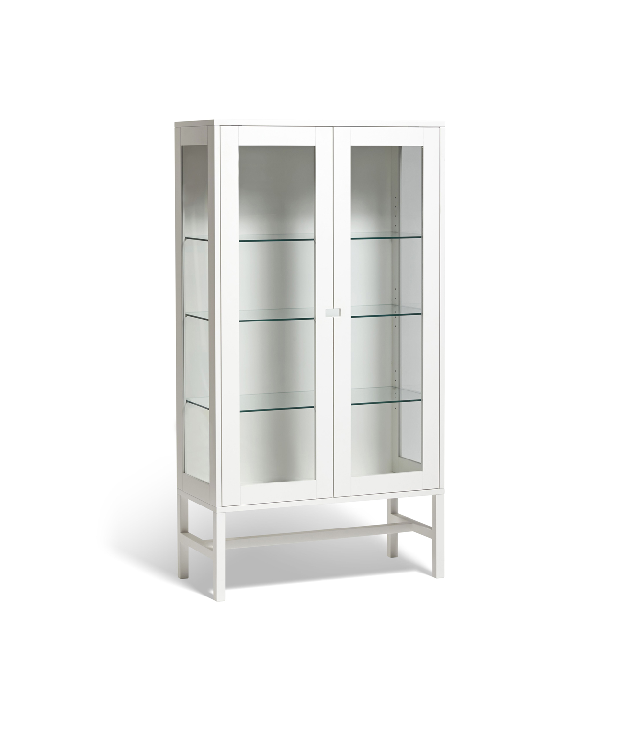 Mavis - Falsterbo Vitrinskåp Vit 150cm