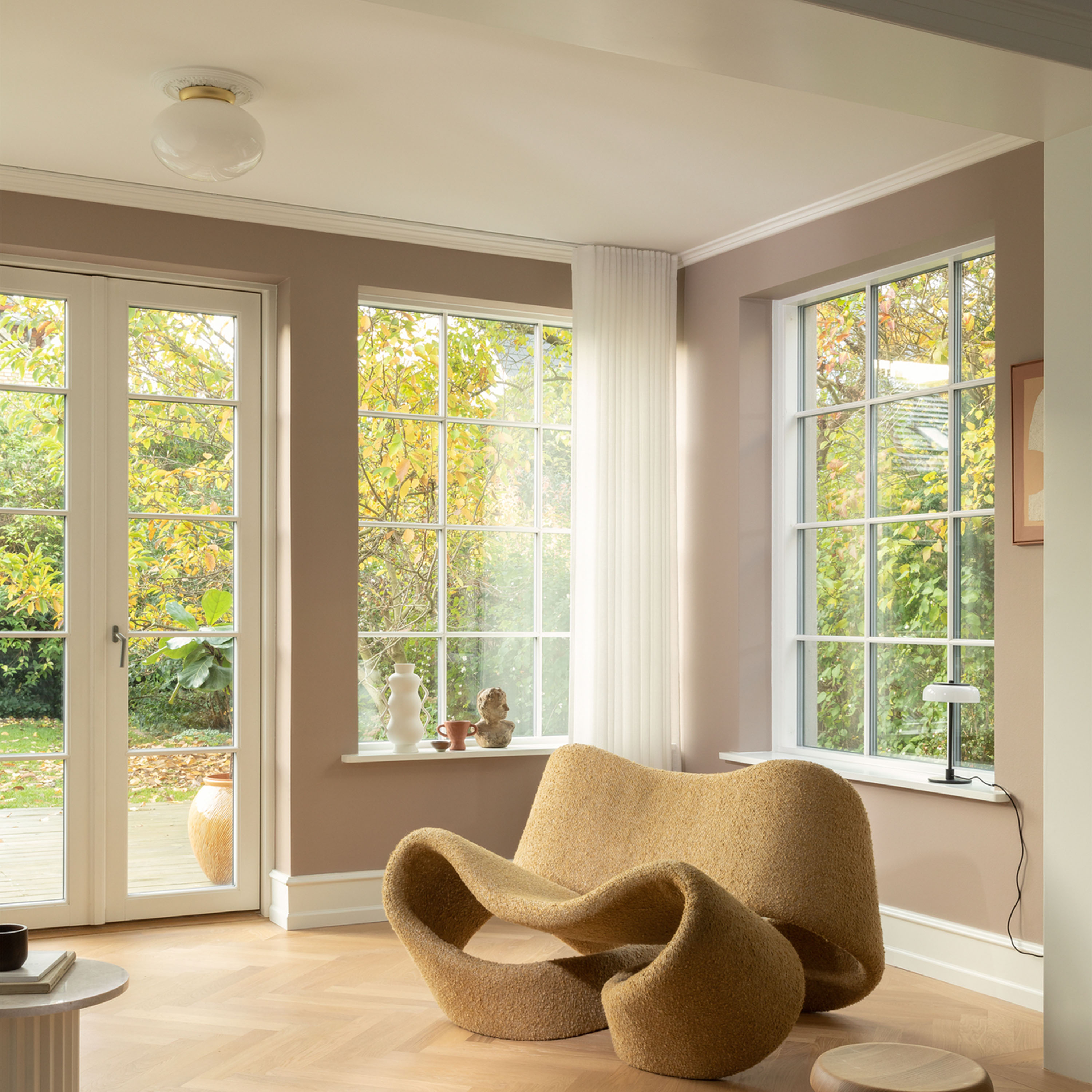 Nuura Rizzatto 301 Plafond Satin Brass/Opal