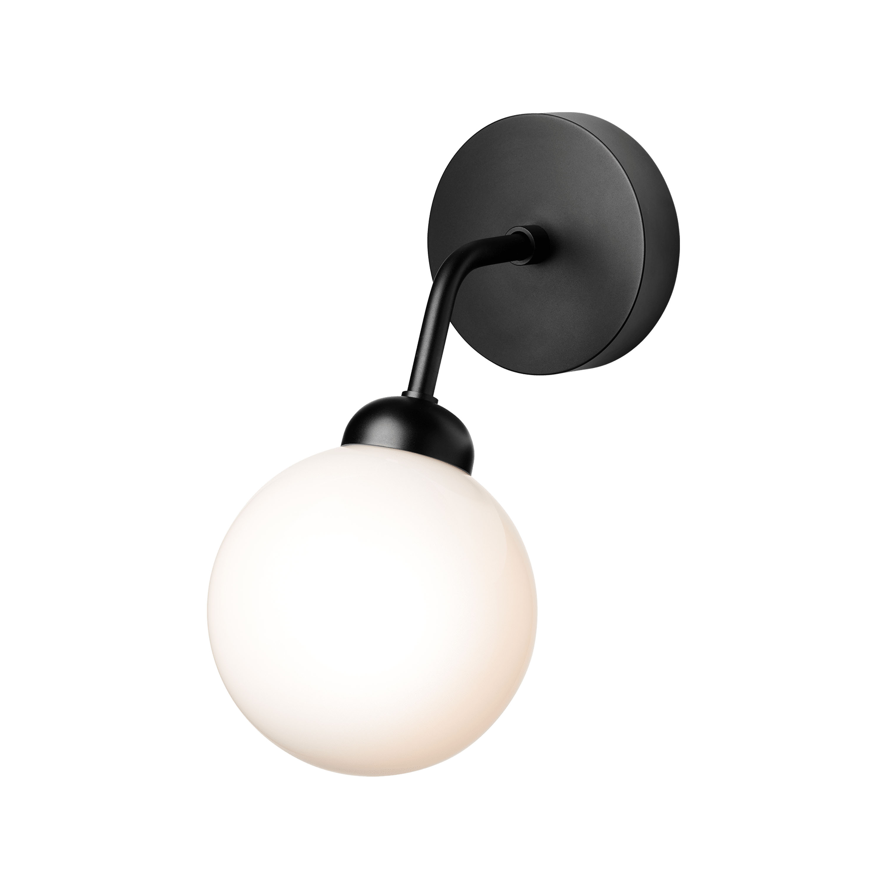 Nuura Apiales Vägglampa Satin Black/Opal
