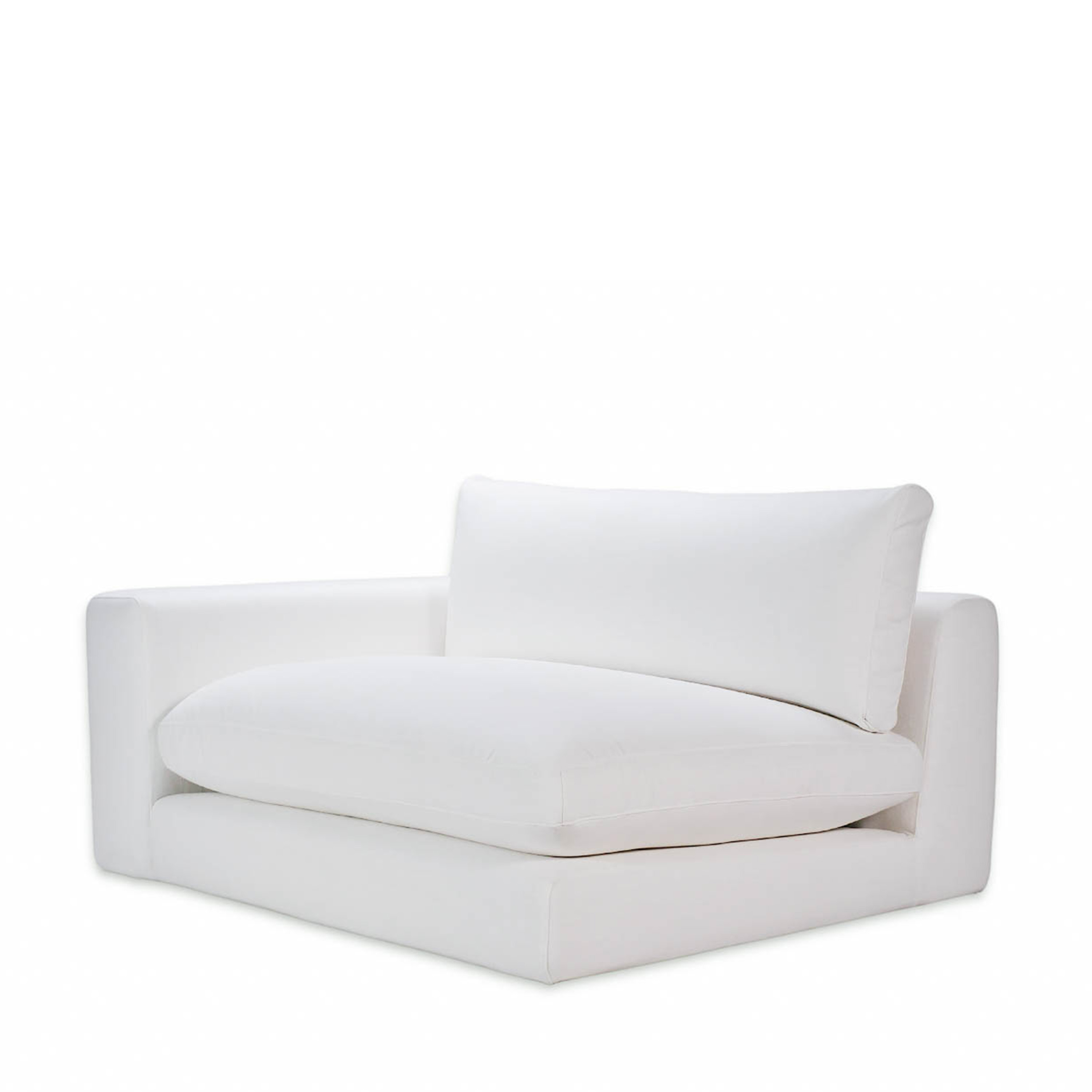 Capri 1.5-sits Soffmodul Vänster Armstöd White 142cm