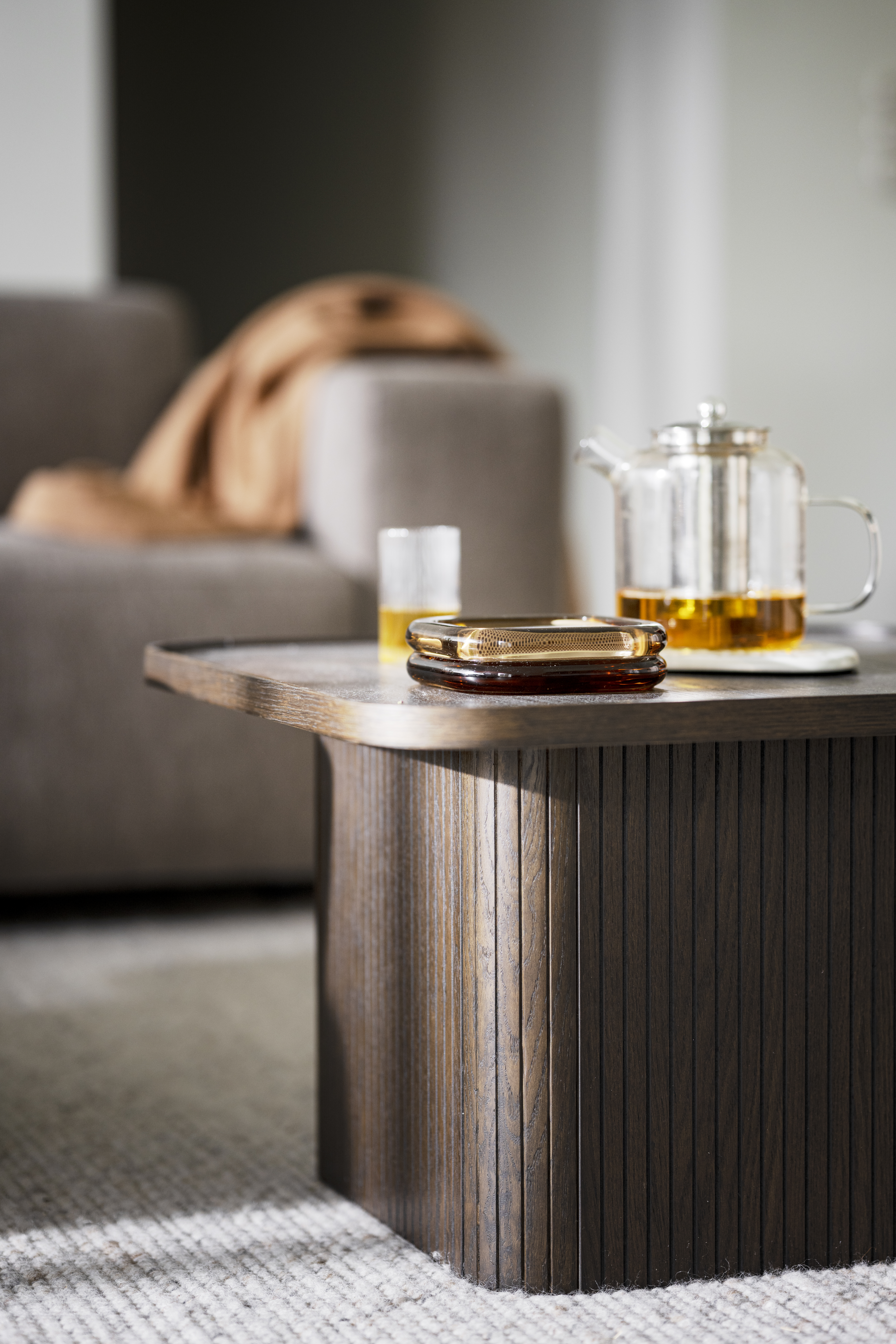 Rowico Home Sullivan Soffbord Brun Ek 80x80