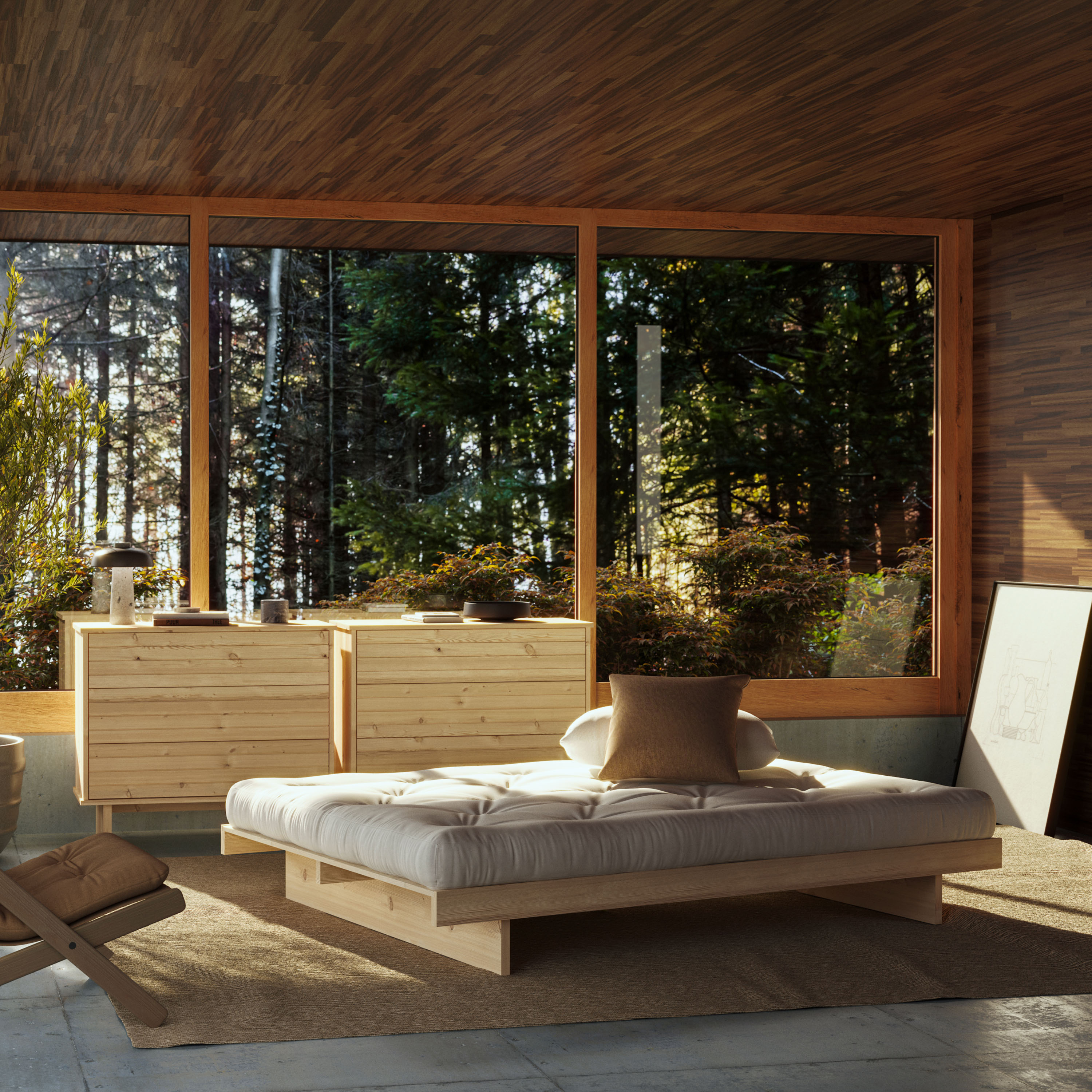 Karup Design Kanso Bed Frame Raw 140cm