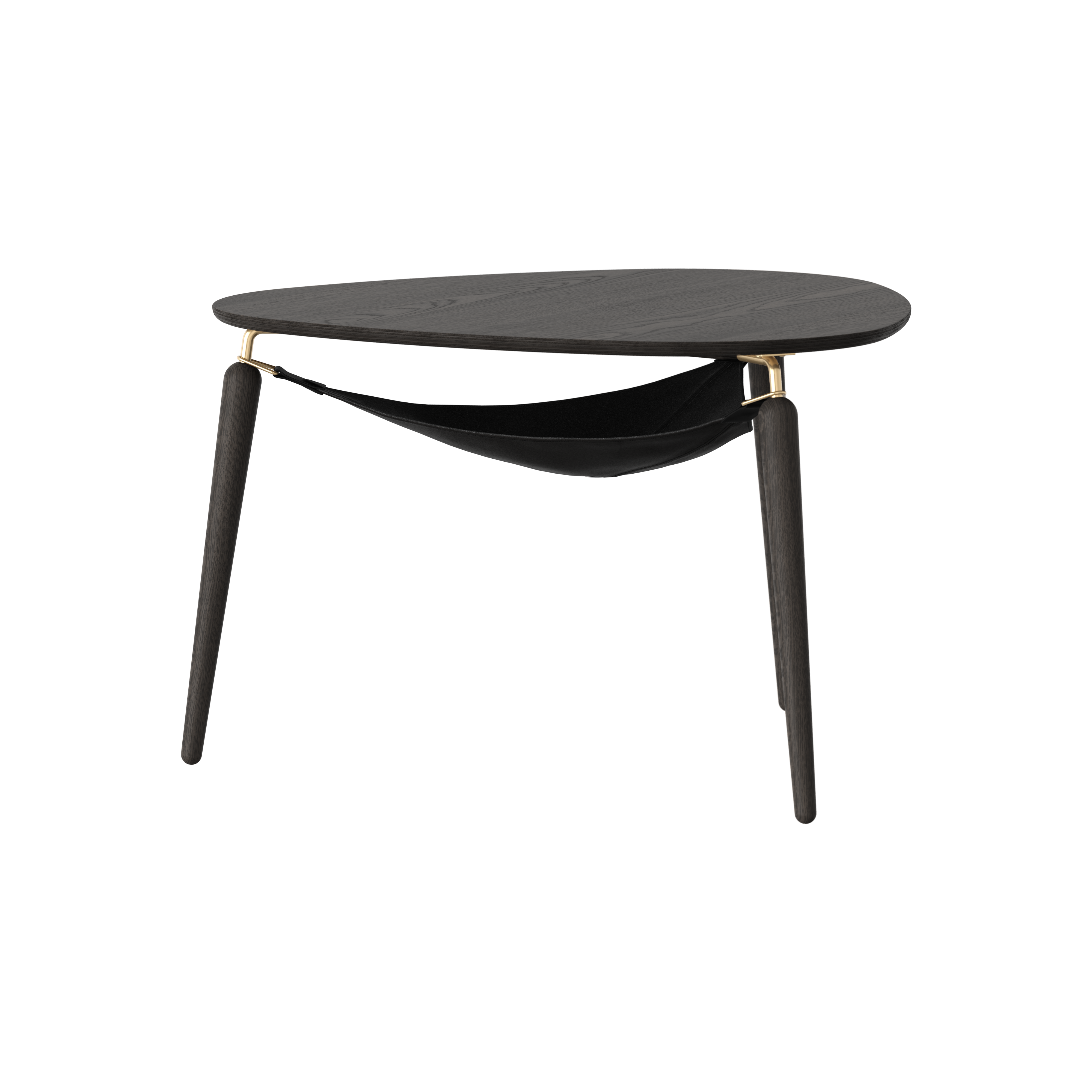 Umage - Hang Out Salongbord Black Oak/Brass - Brun