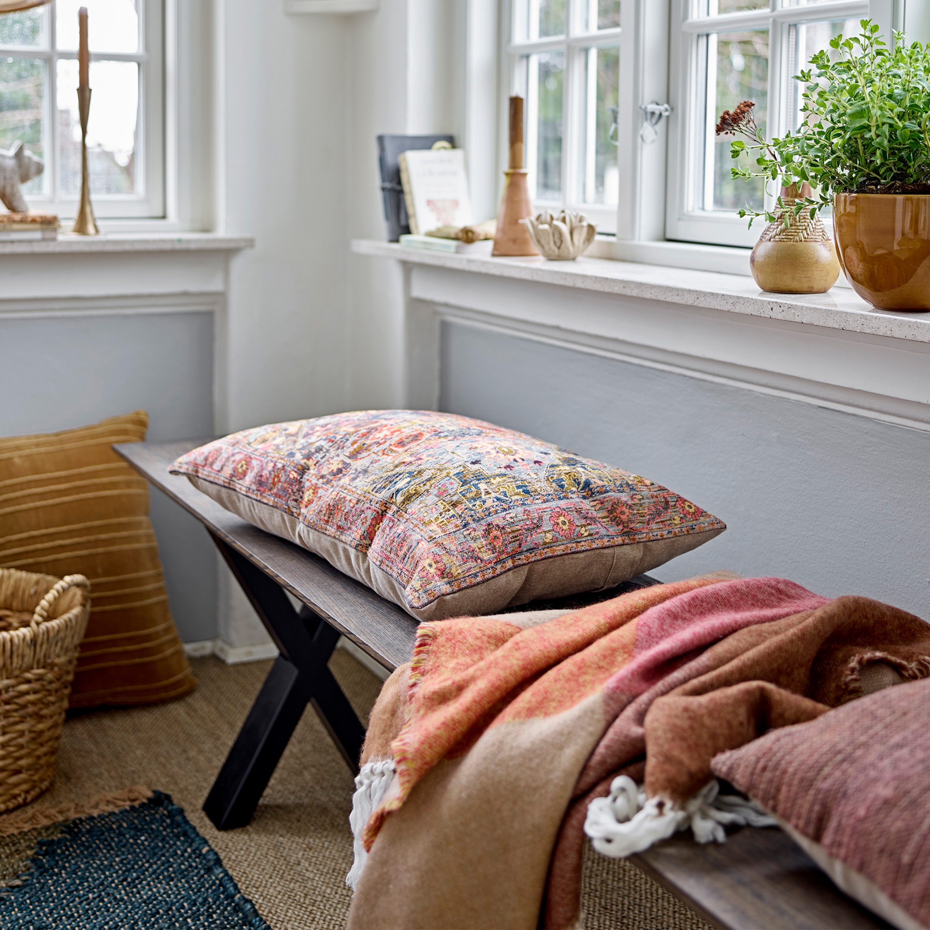 Bloomingville Maldon Bänk Brown 190cm