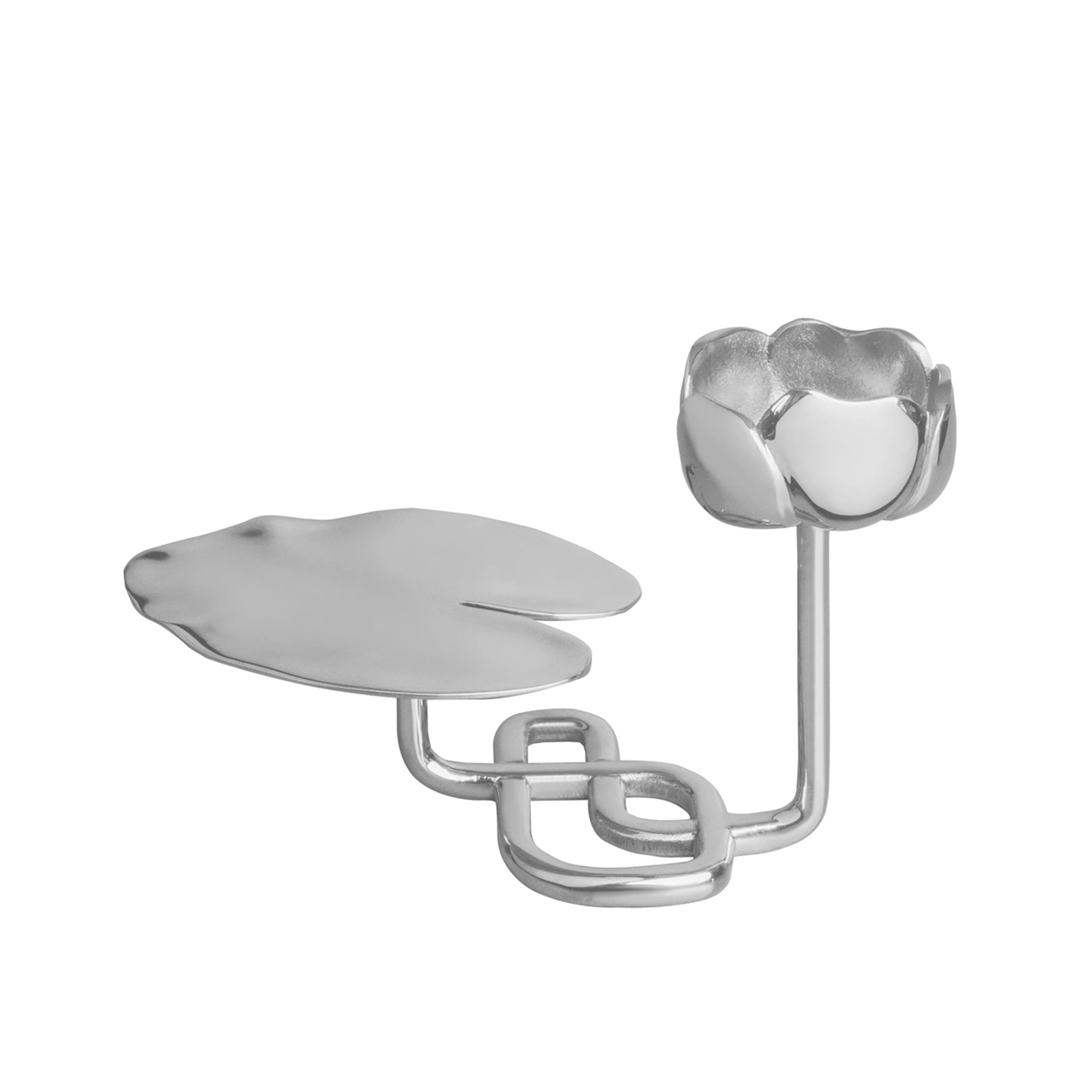 Hilke Collection - Ninfea No.1 Kerzenhalter Silber - Kerzenständer