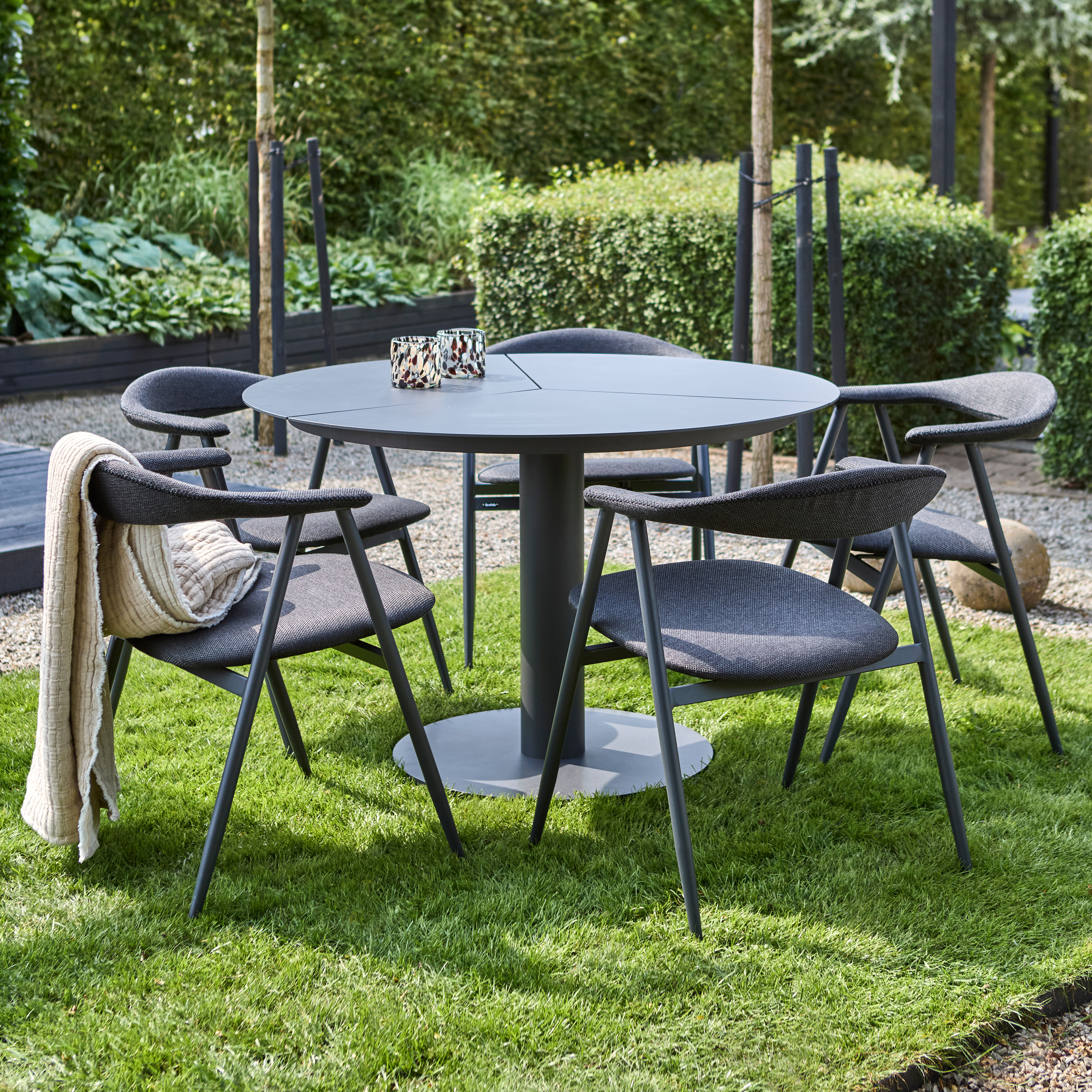 Brafab Boi Karmstol Antracit/Black Barley