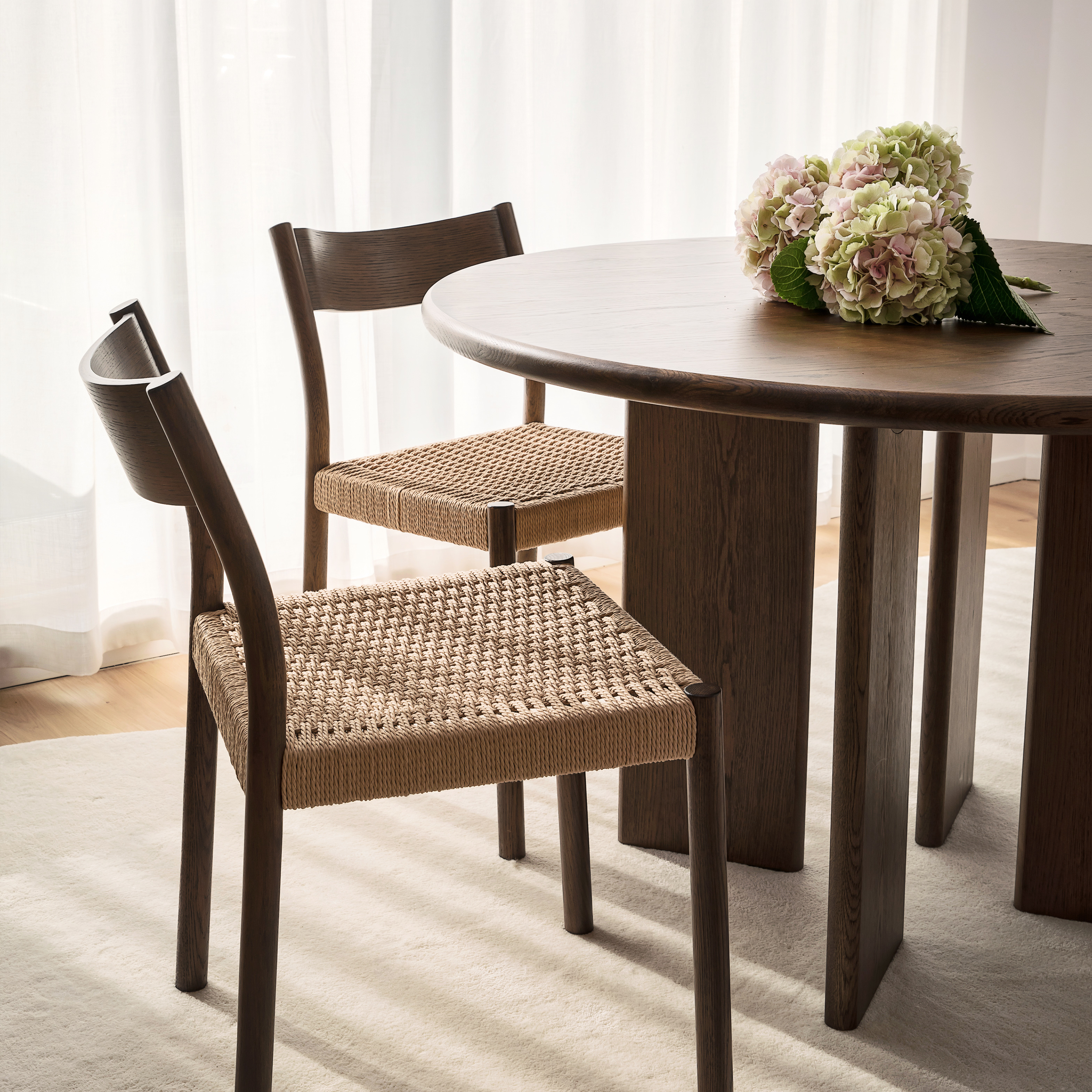 Sleepo Collection Colin Spisestol Brunbeiset Eik