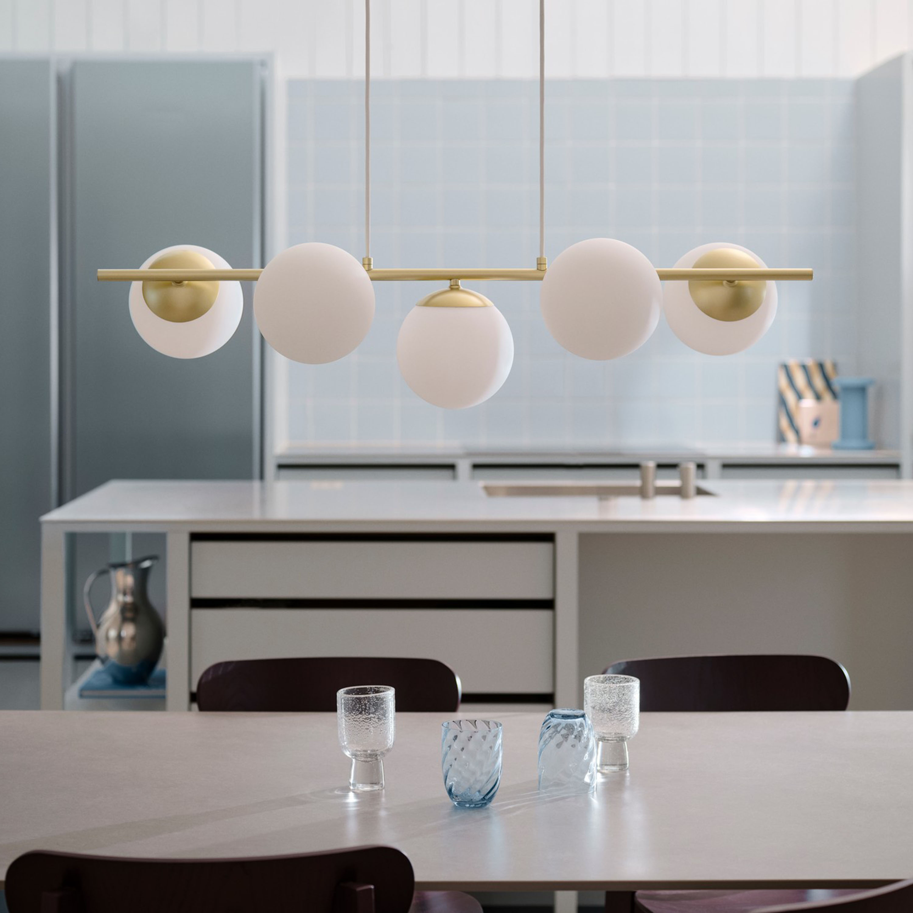 Nordlux Lilly 5-spot Taklampa Mässing