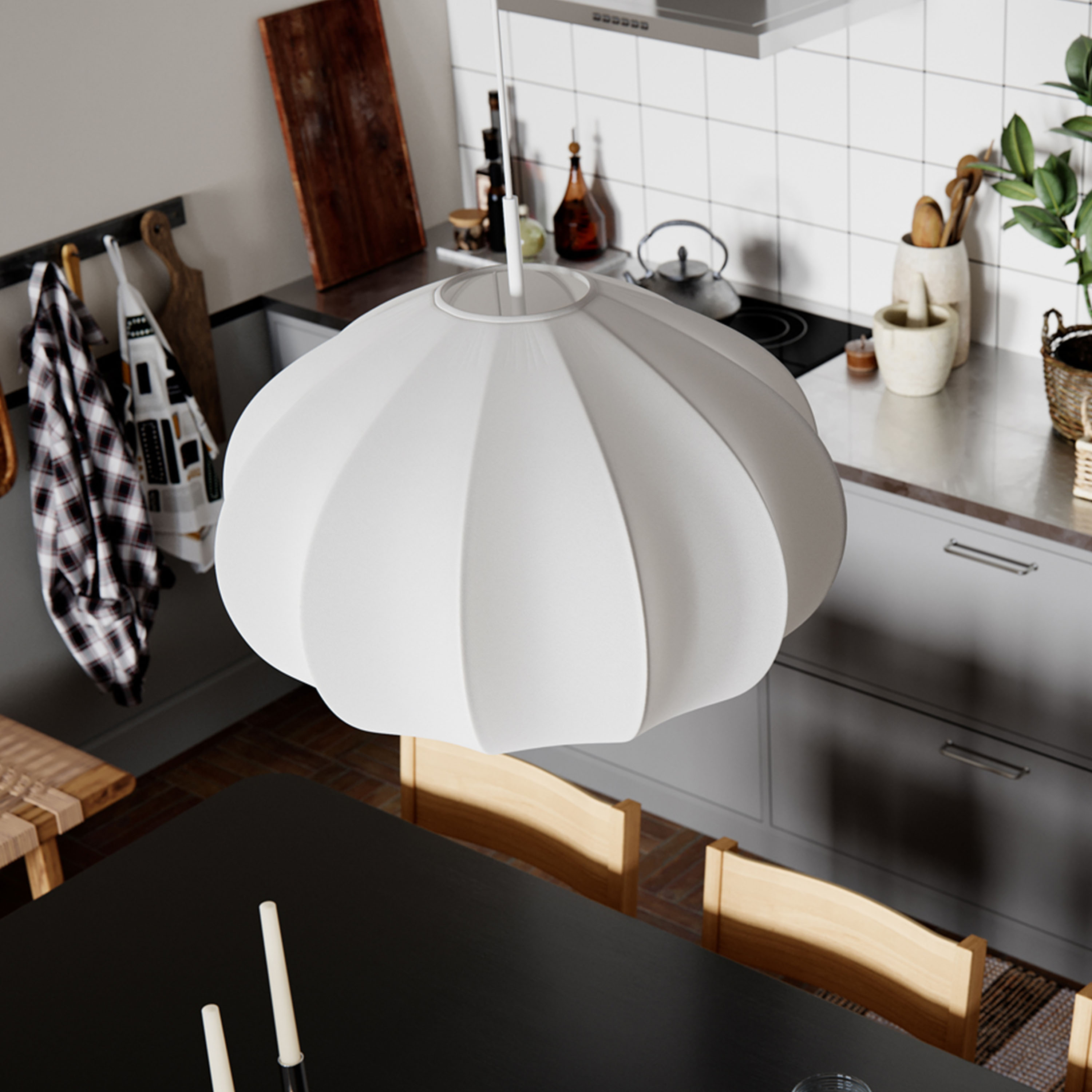 By Rydéns Ebba Taklampa Vit Ø60