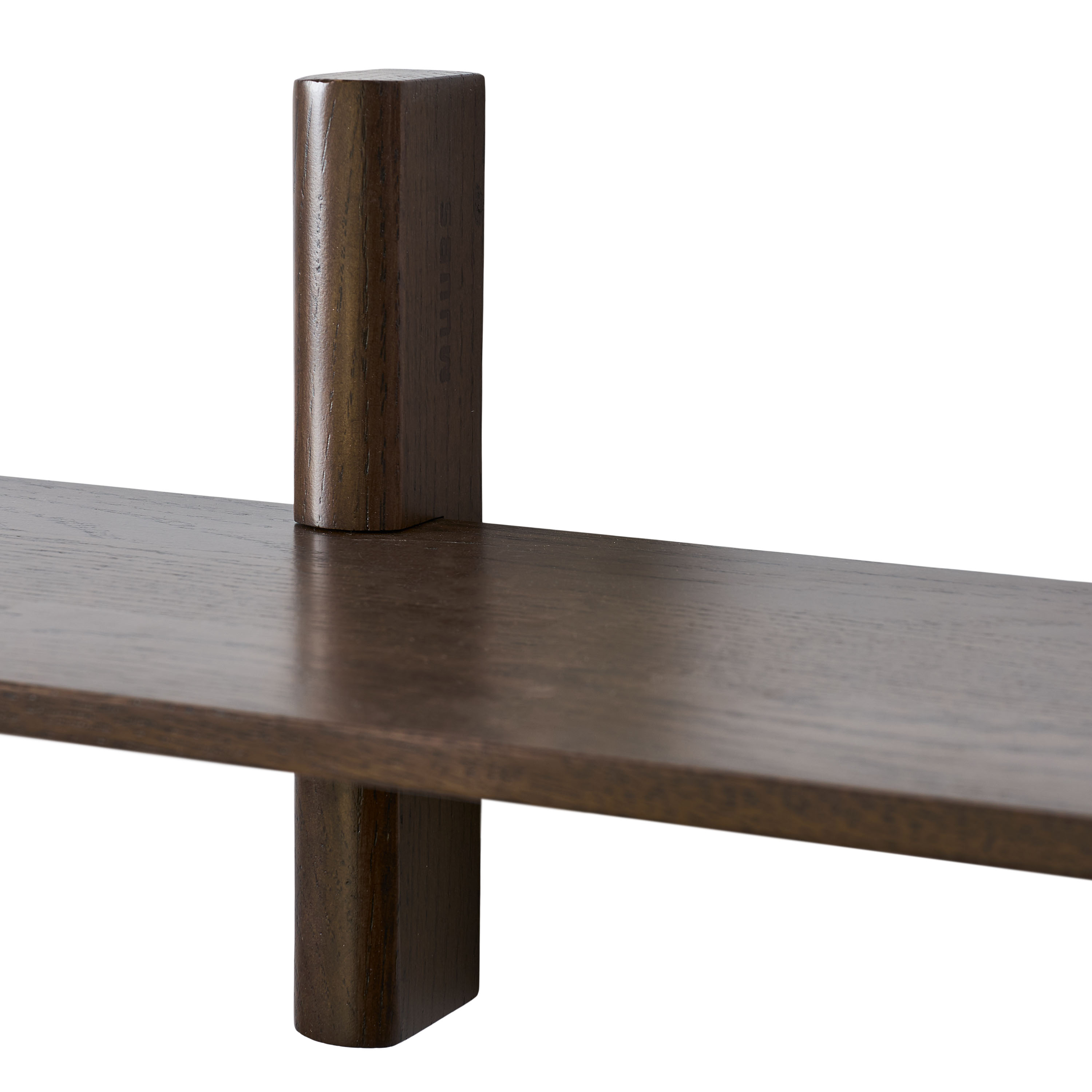 Muubs Noir Single Vägghylla Dark Stained Oil Large