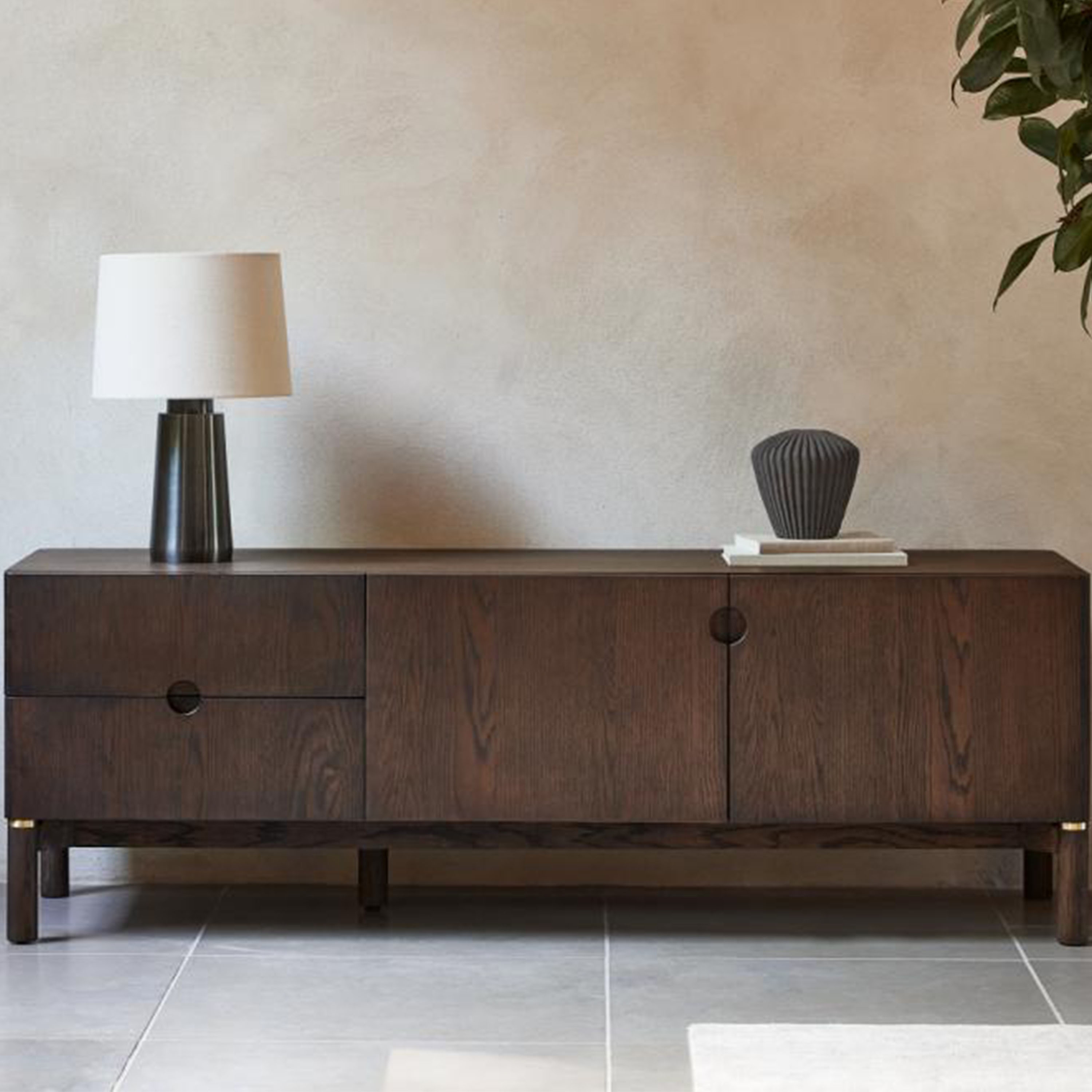 Nordic Home Elsa TV-bänk Espresso 160cm