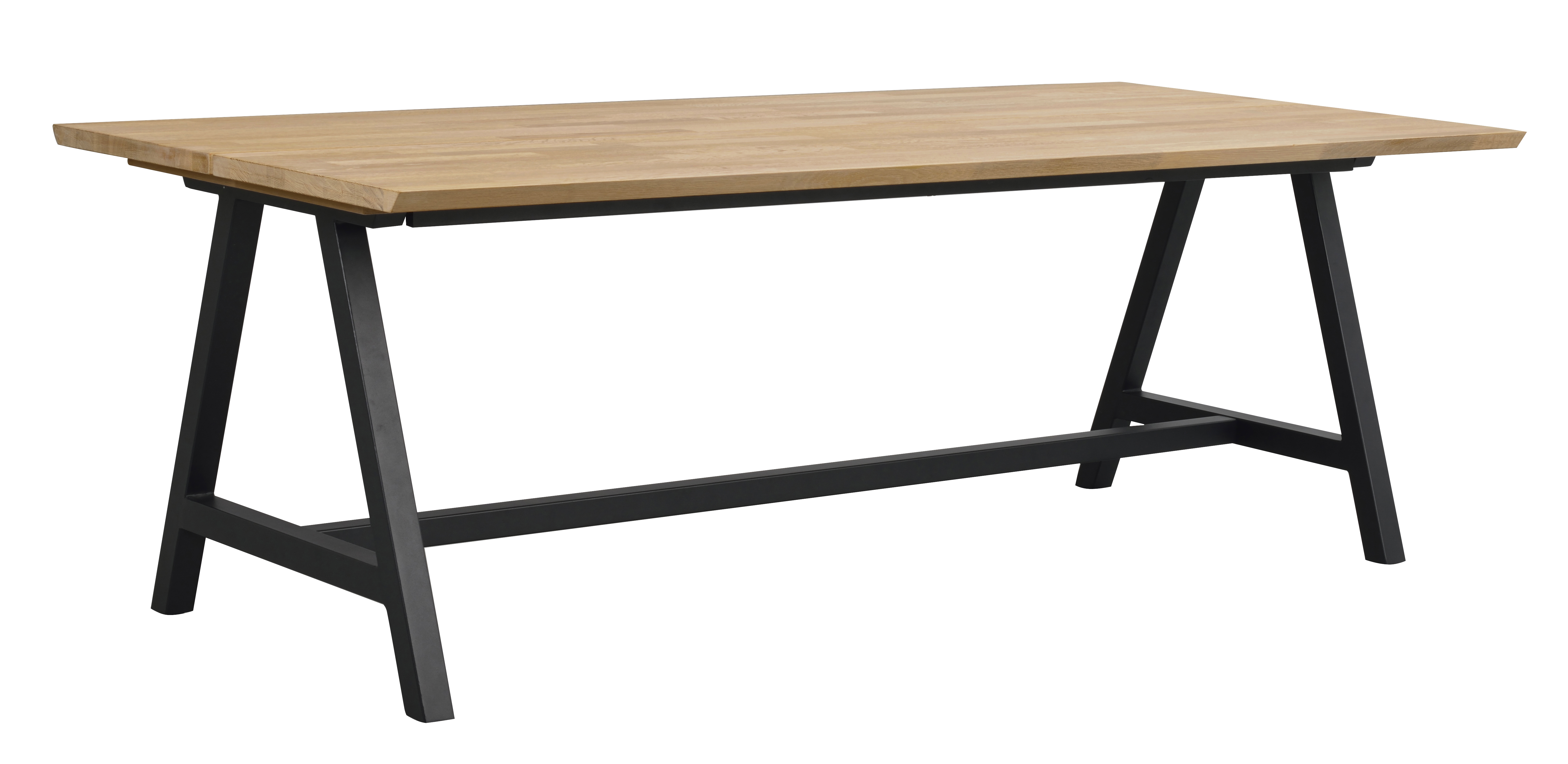 Rowico Home - Carradale Esstisch A-Bein Eiche/Schwarz 220cm - Holz