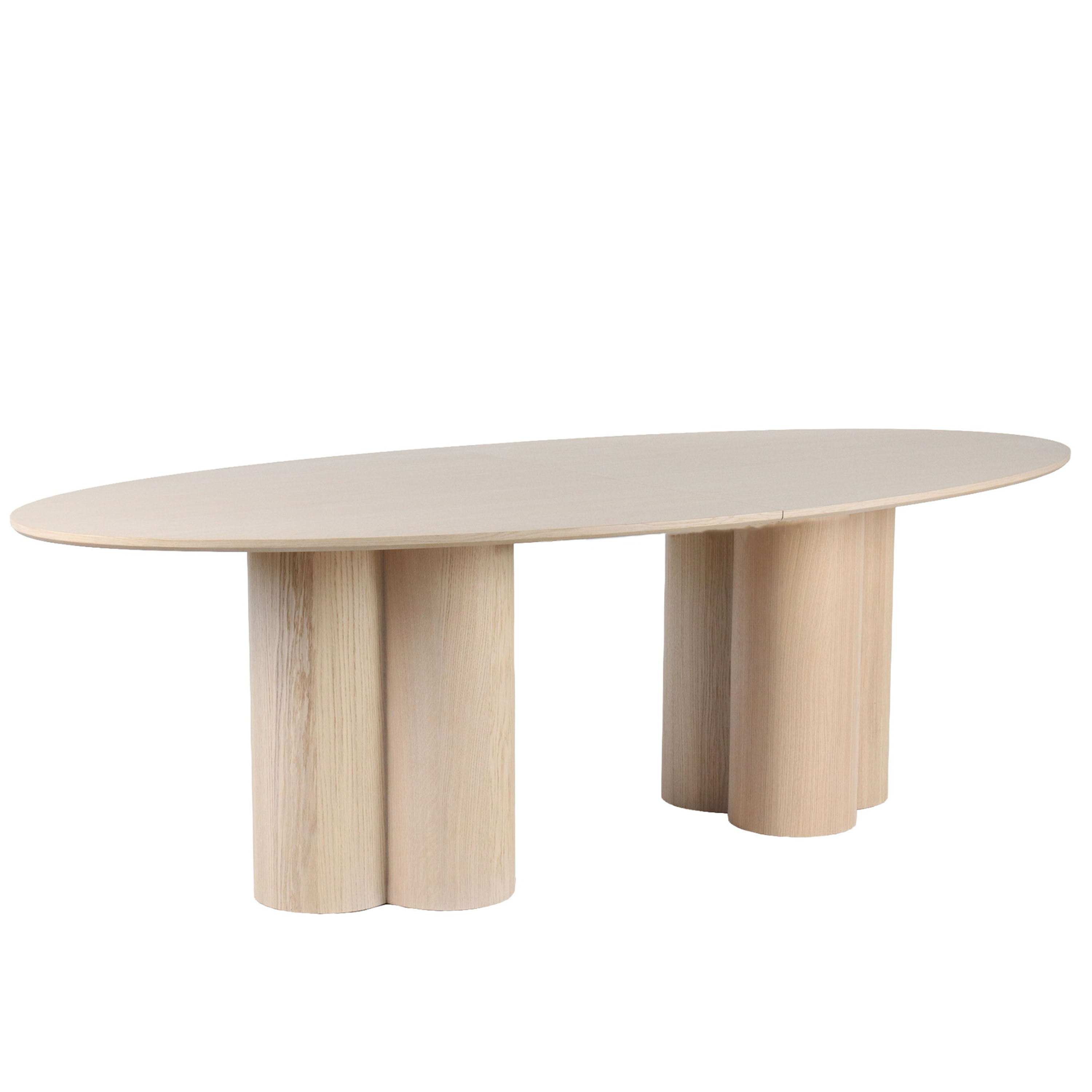 Sleepo Collection Laura Spisebord Hvitoljet Eik 240+50