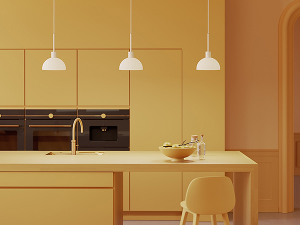 Herstal Vienda Deckenleuchte Weiß/Glas