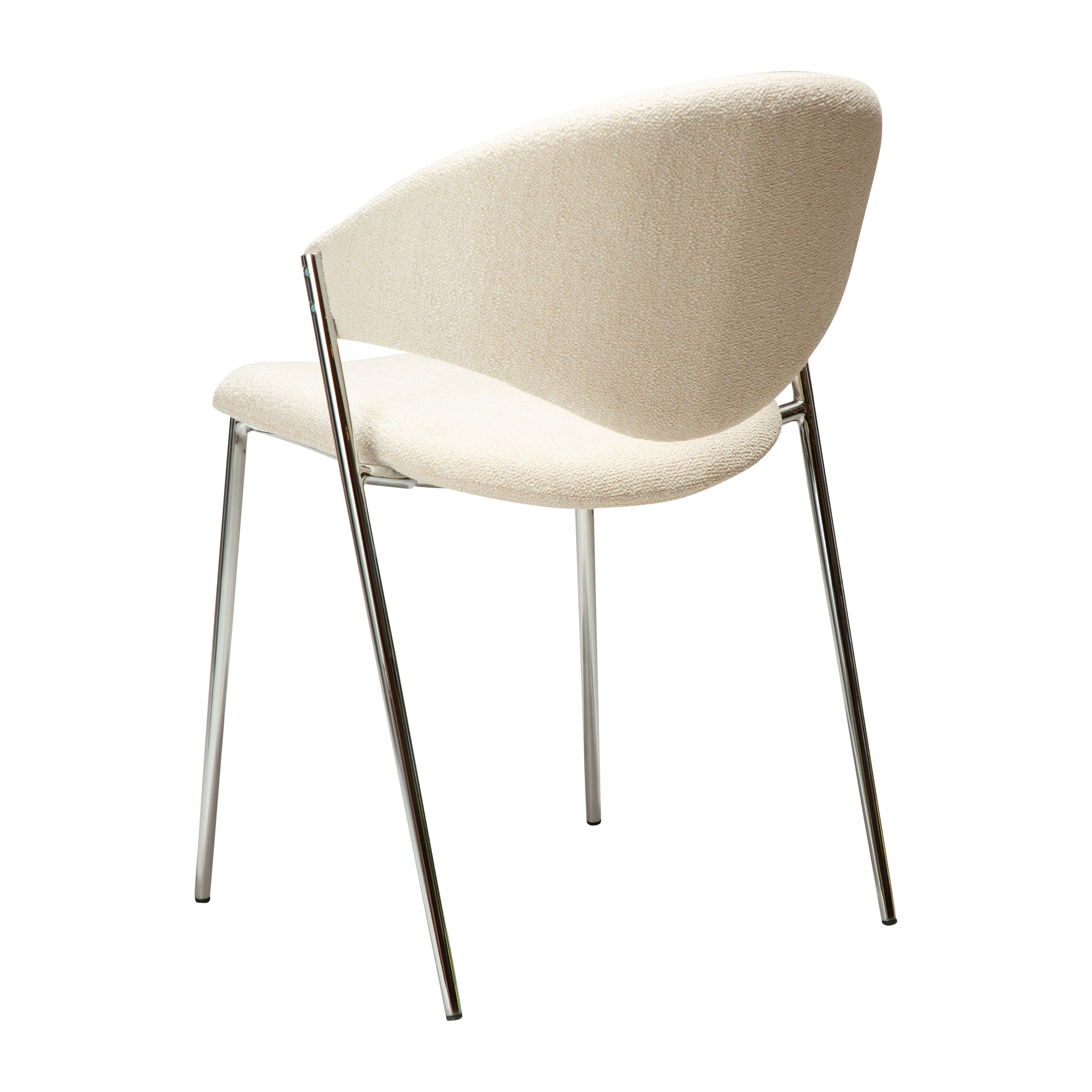 Dan Form Zone Ruokapöydän tuoli Simply Beige Bouclé