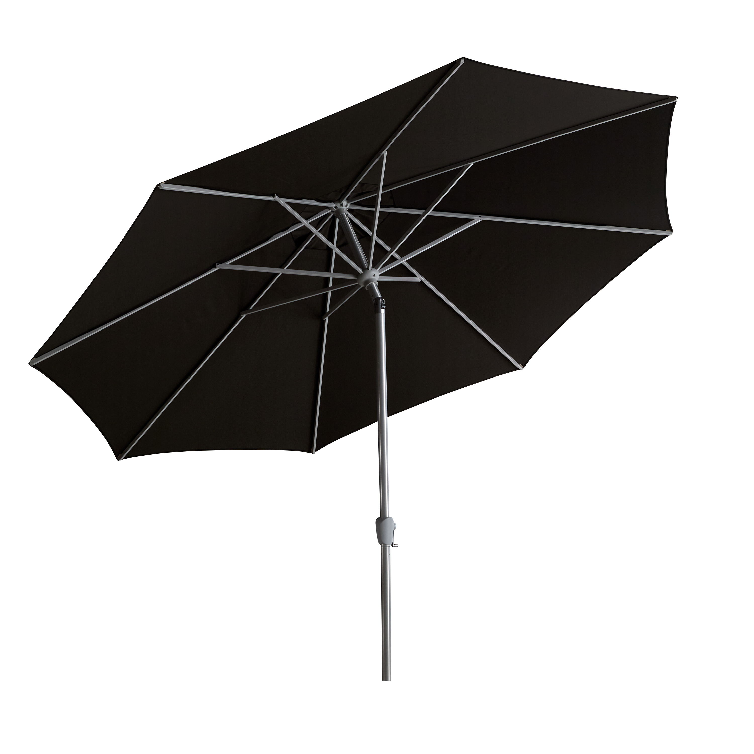 Brafab Abriola Parasoll Charcoal Black 330cm