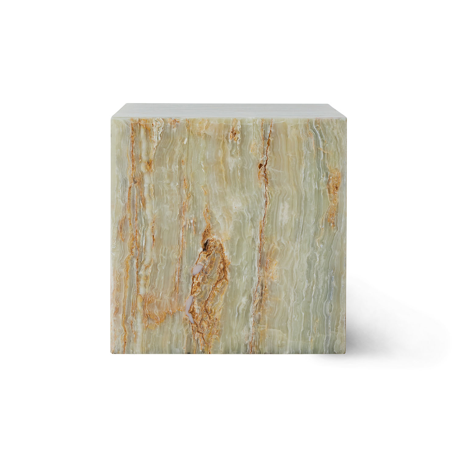 Block Sidobord Onyx Marble 35x35
