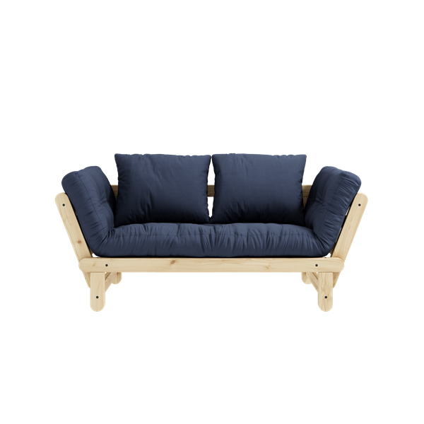 Karup Design - Beat Schlafsofa Natur/Navy 200cm - Blau - Tagesbett