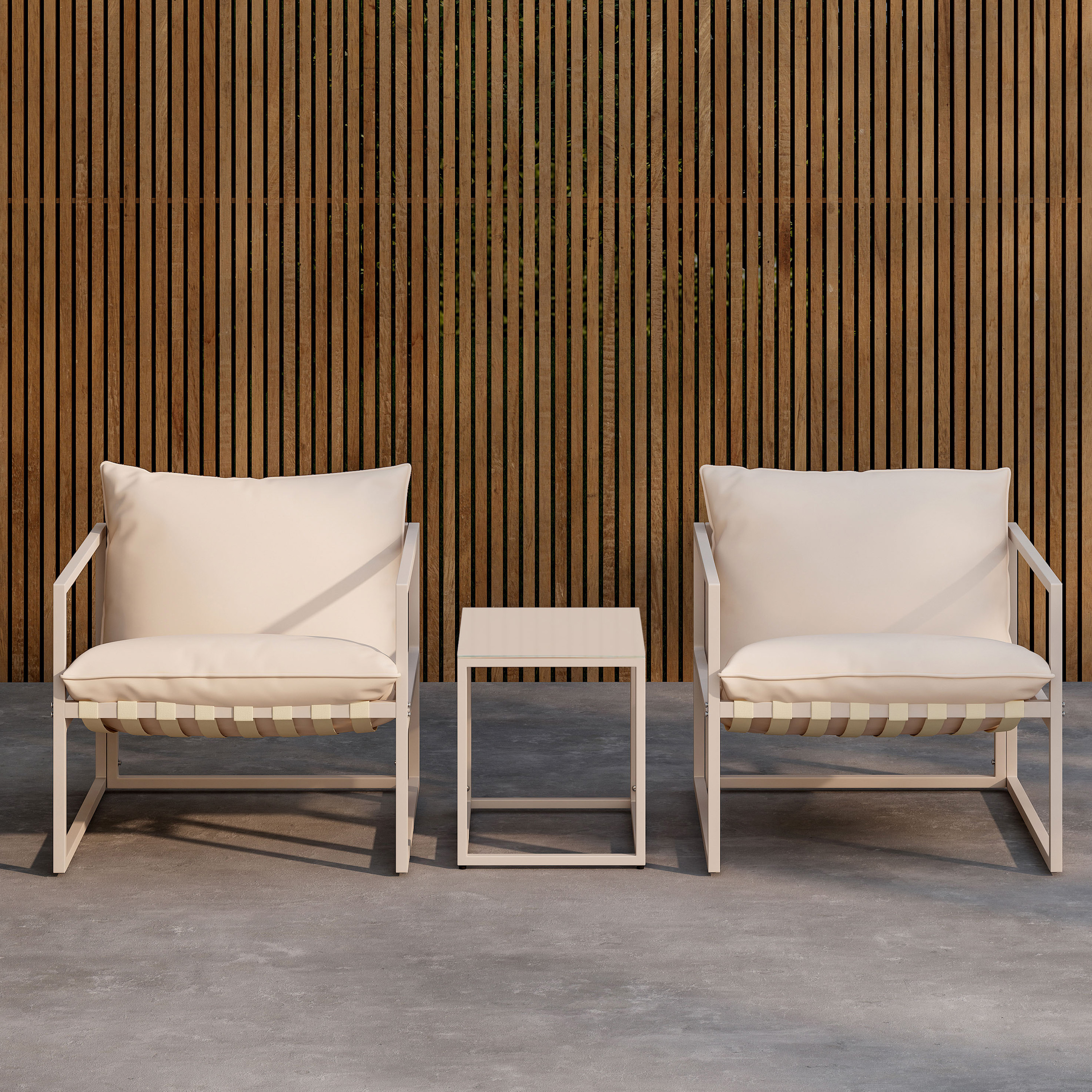 Venture Home Messina Loungeset Beige/Beige