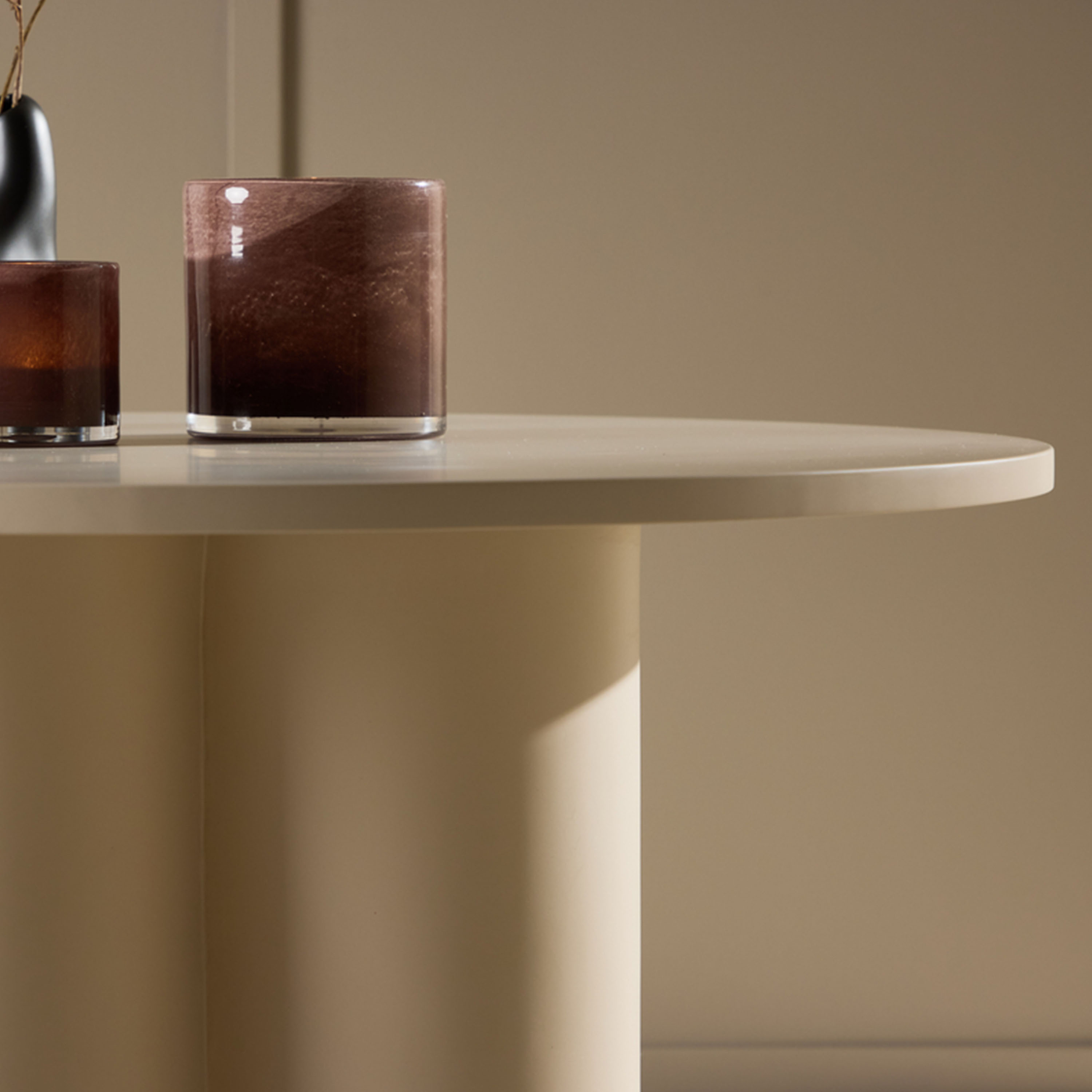 Venture Home Olivia Soffbord Beige Ø80