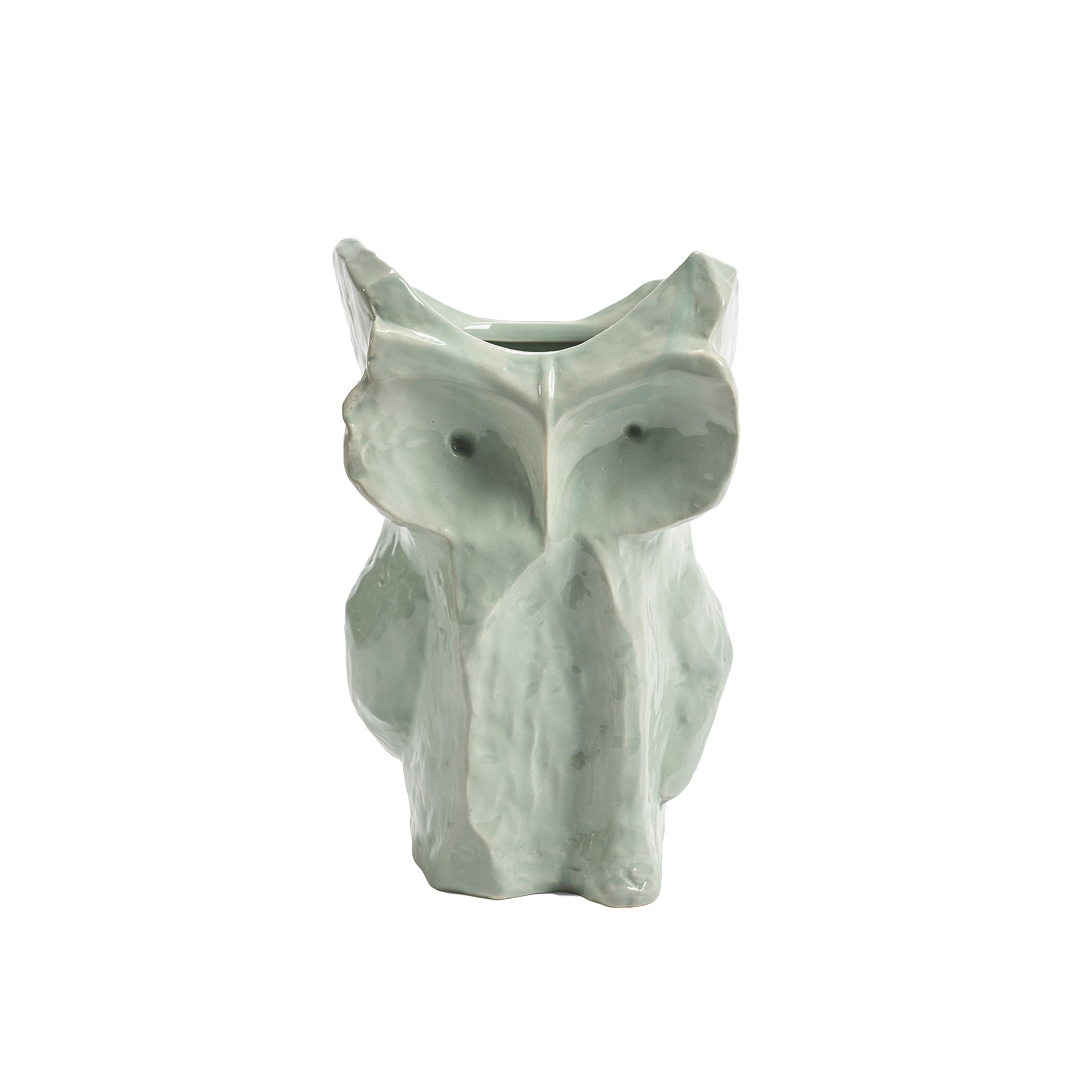 Owl Vas Light Blue After Midnight Large