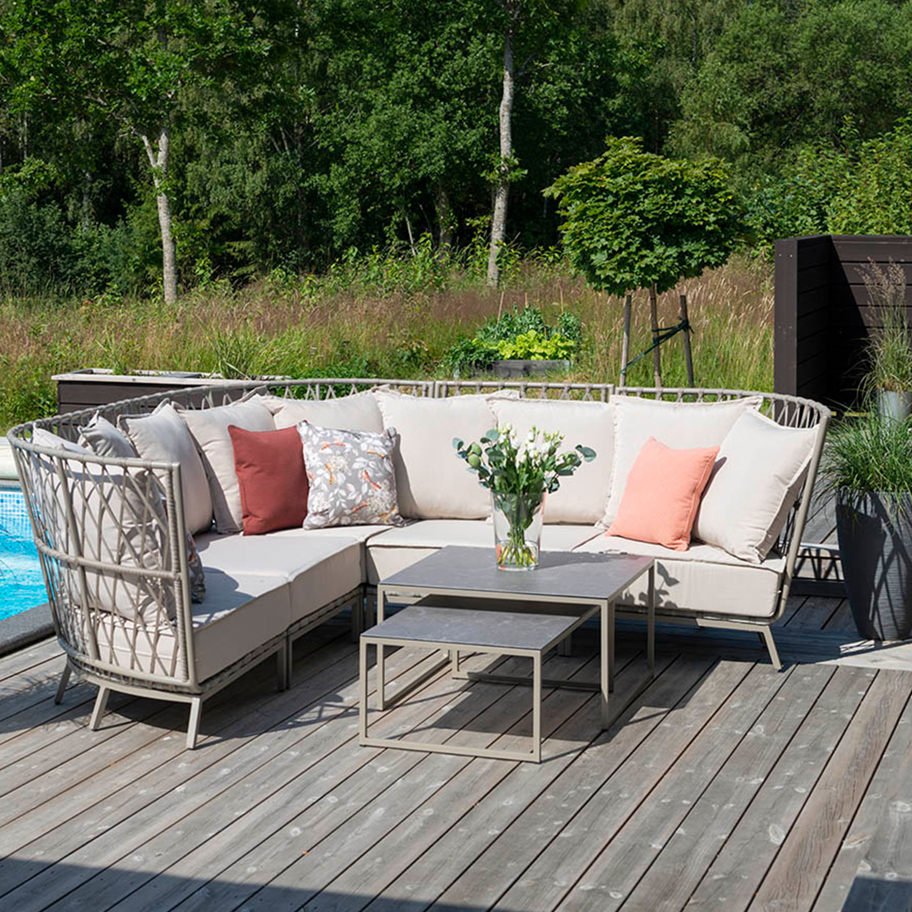 Hillerstorp Jet Set Lounge-Ecksofa Beige 272x272