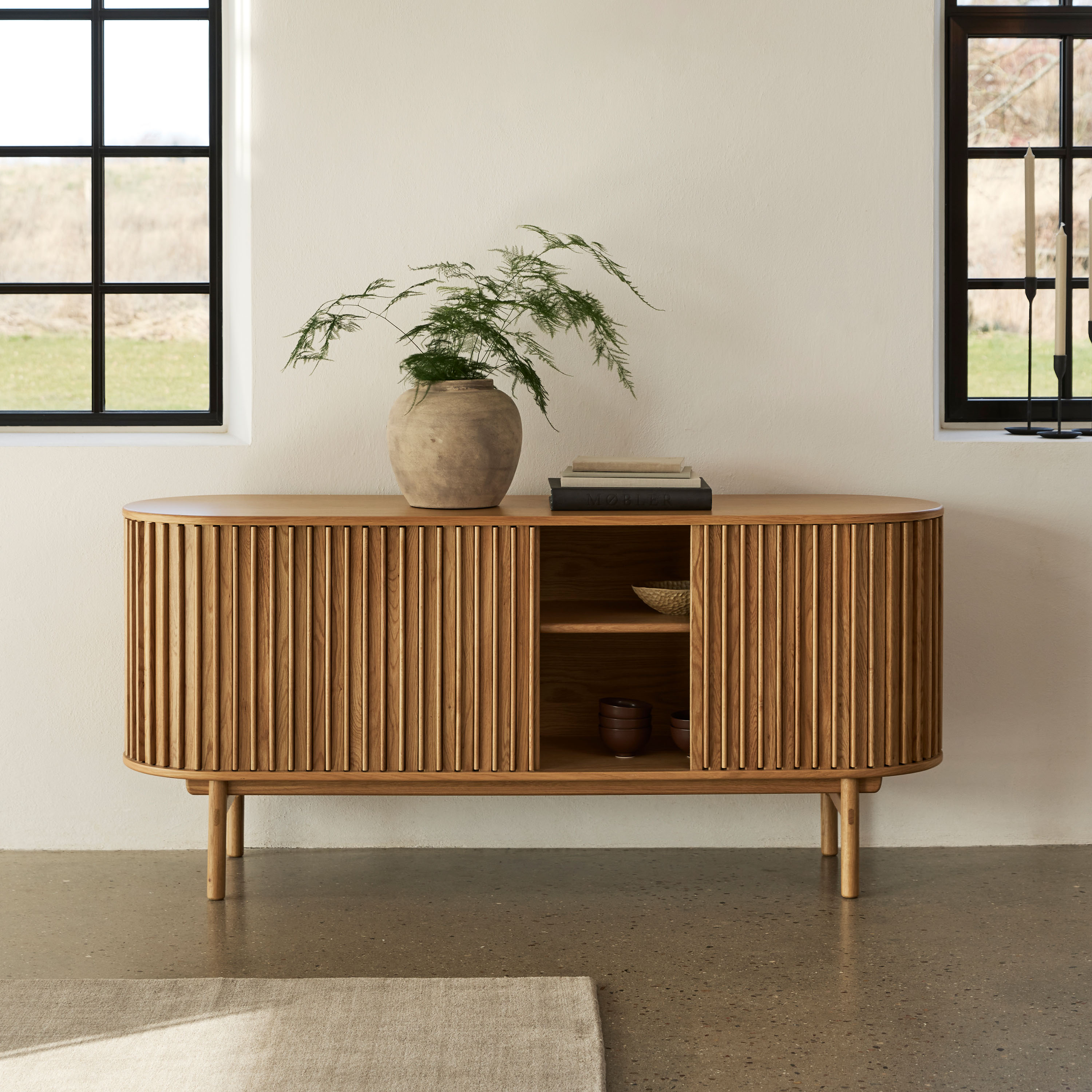Nordic Home Alice Sideboard Natural Oak 160cm