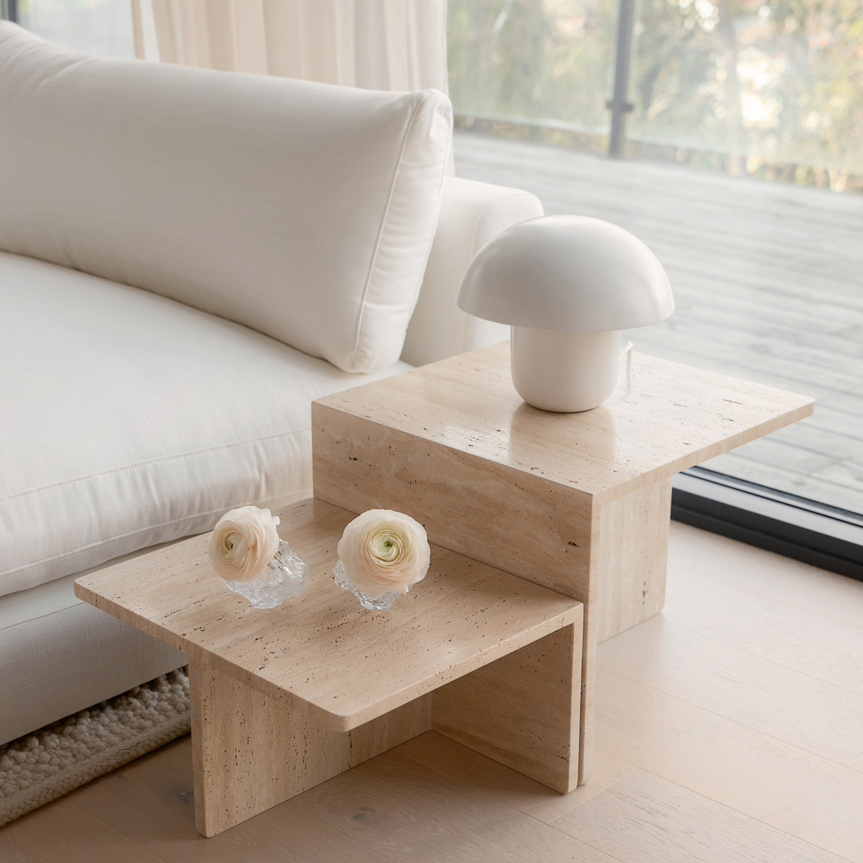 Olsson &amp; Jensen Carl-Johan Pöytävalaisin Valkoinen 27cm